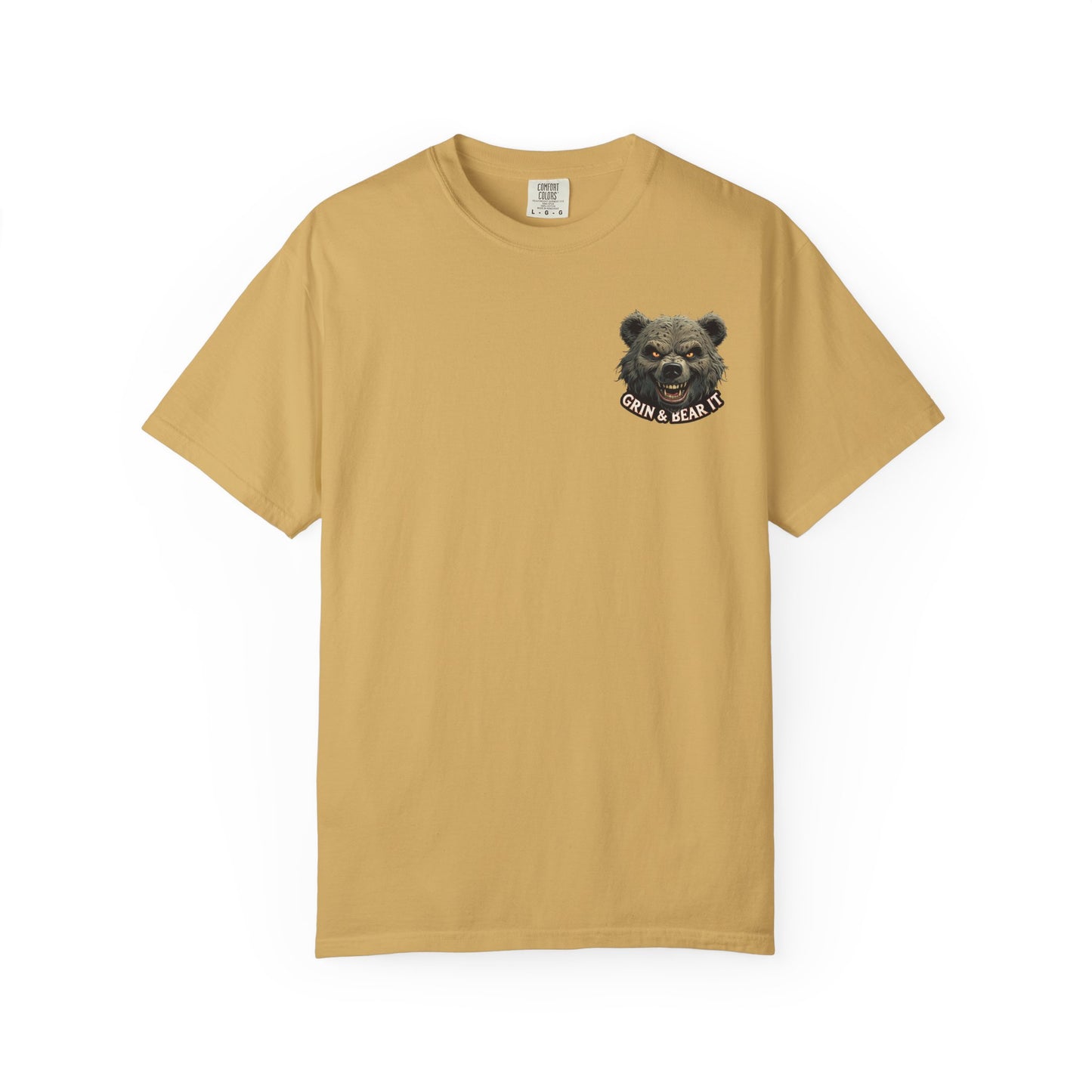 Satirical Stock Market Crash Unisex Tee, Funny Grin & Bear It Tshirt, Financial Crisis Shirt, Market Meltdown Top, Wall Street Humor Gift
