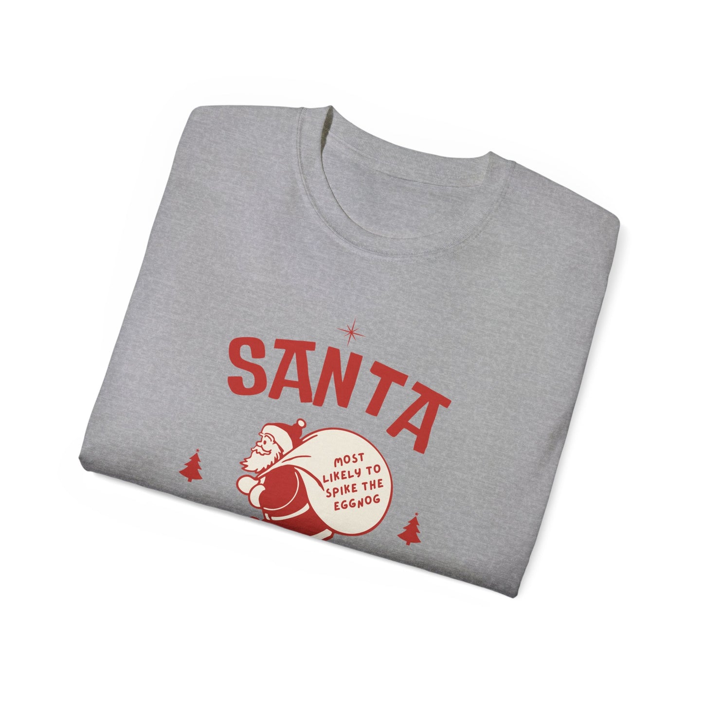 Personalize Retro Santa Squad Tee, Family/Friends/Group holiday shirts
