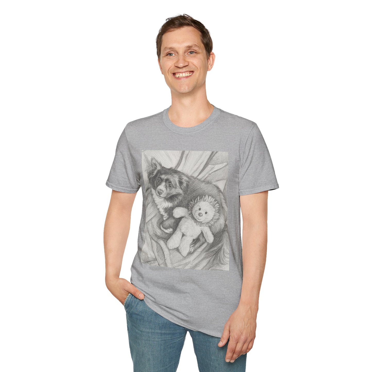 Personalized Custom Pet Sketch T-Shirt