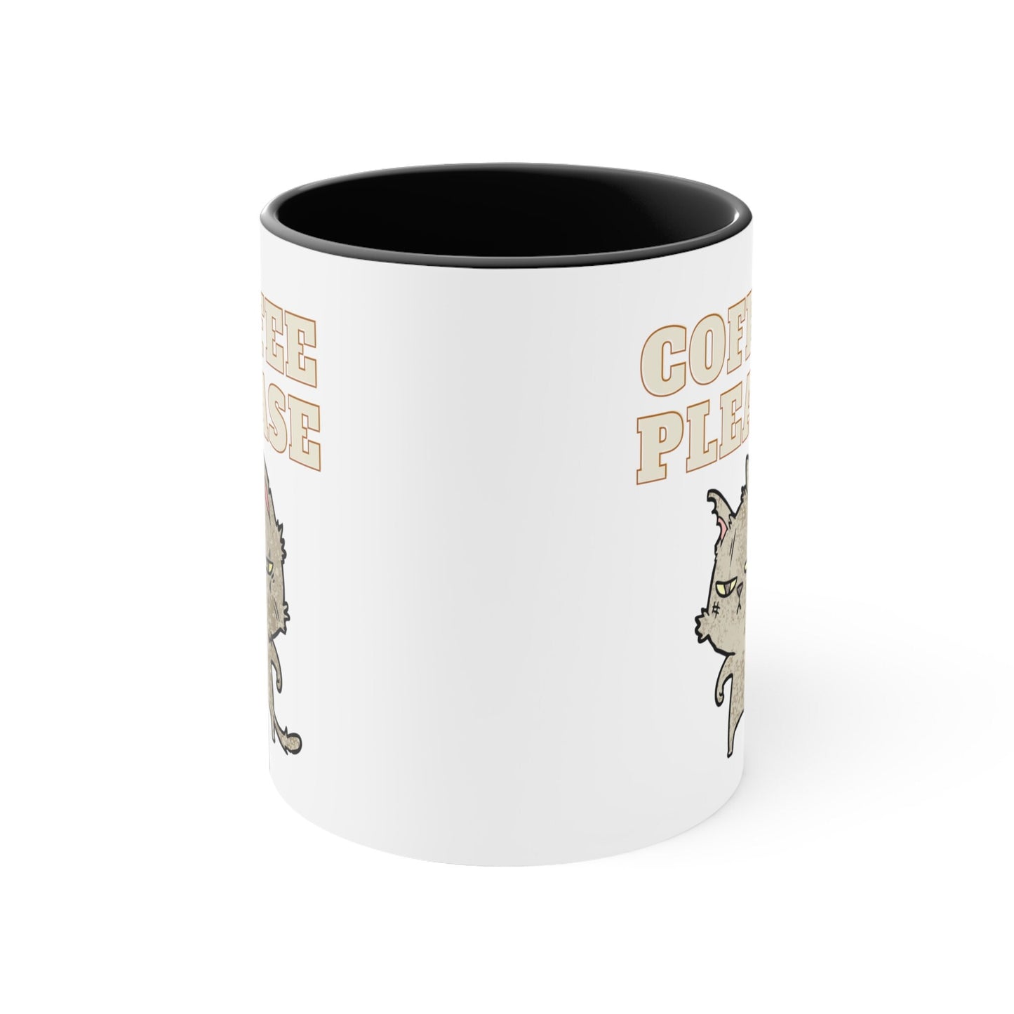 Coffee Please Cat Mug, 11oz, cat lover mug, coffee mug cat lover, cat lover gift