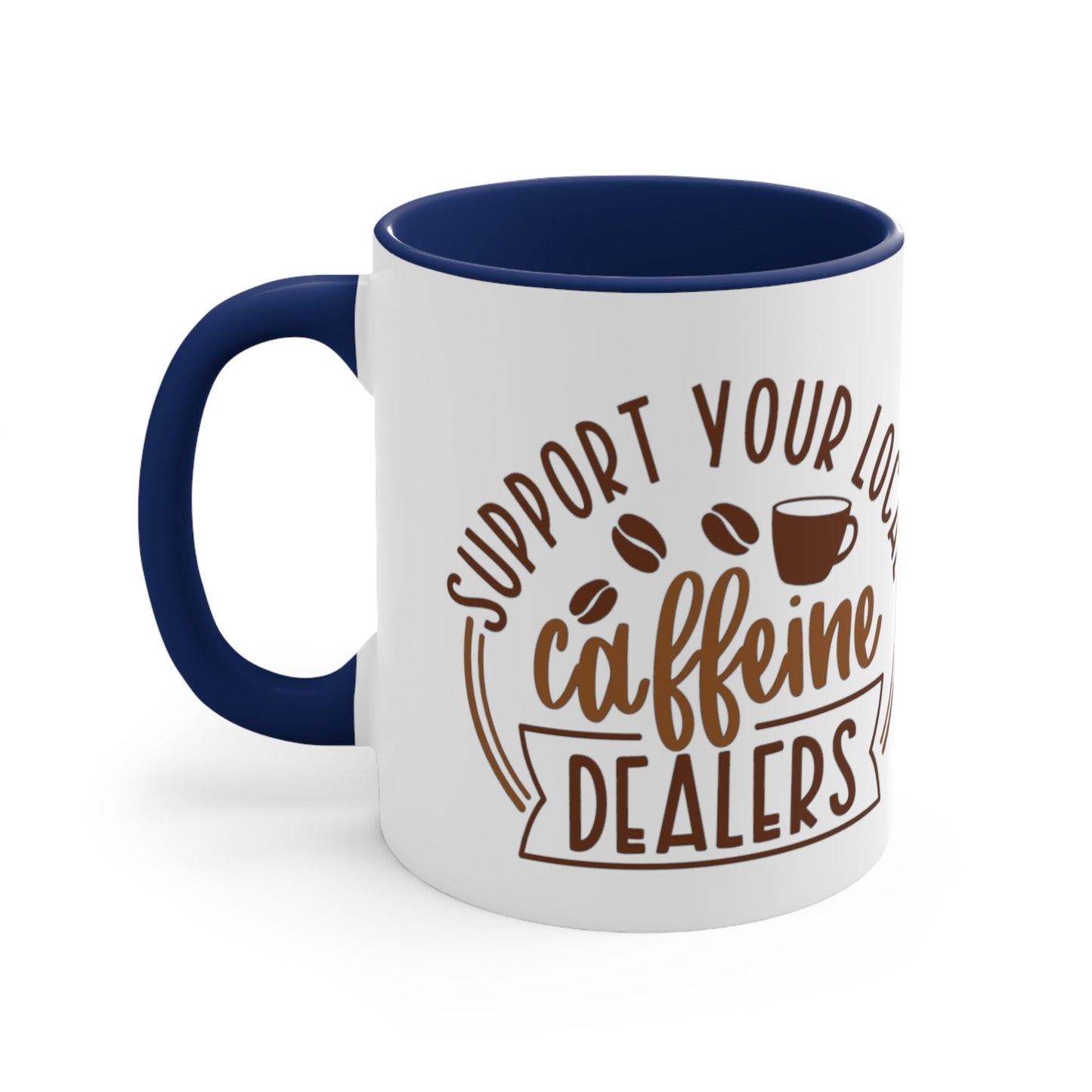 Caffeine Dealer Coffee Mug, Dealer mug, Coffee lover gift, coffee server gift, gift for him her, birthday gift, caffeine junkie mug