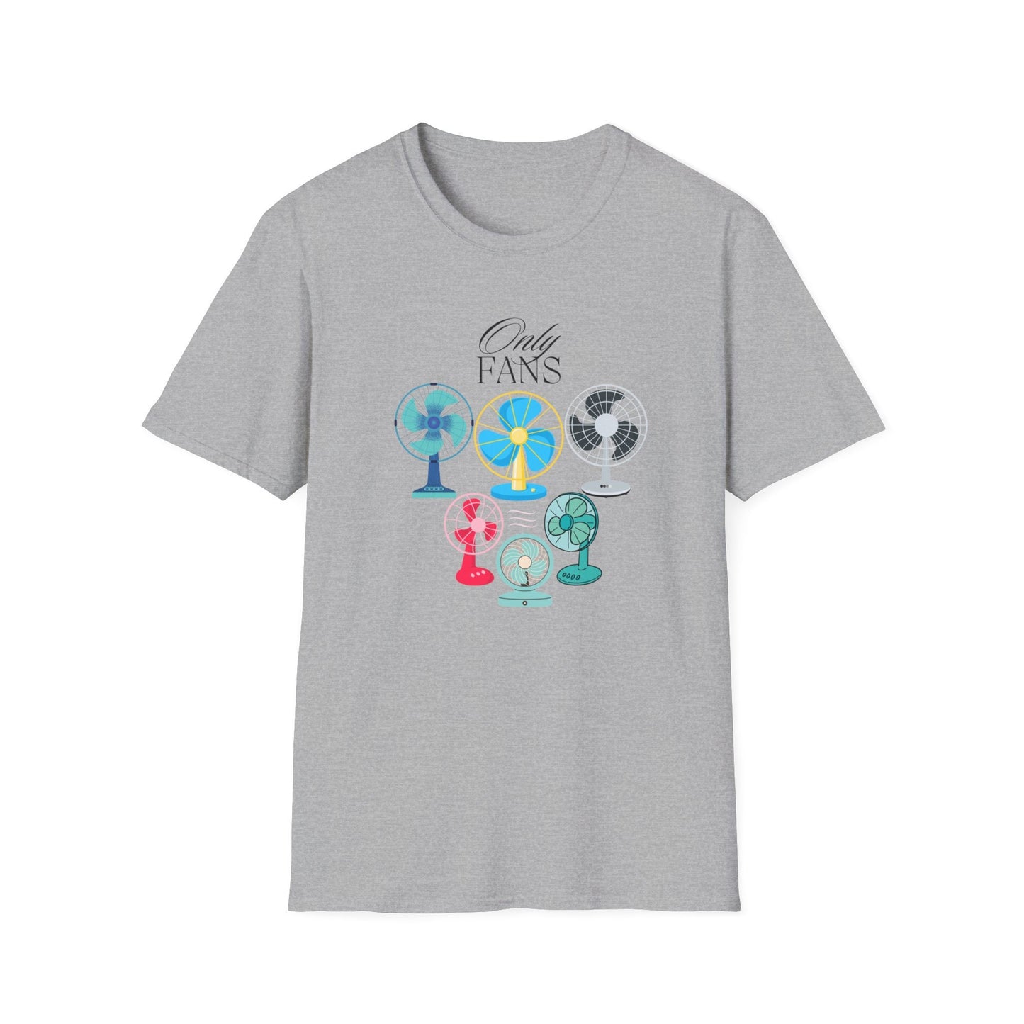 Only fans, pun on only fans, fans only, gift for him, gift for her, Unisex Softstyle T-Shirt, funny only fans shirt