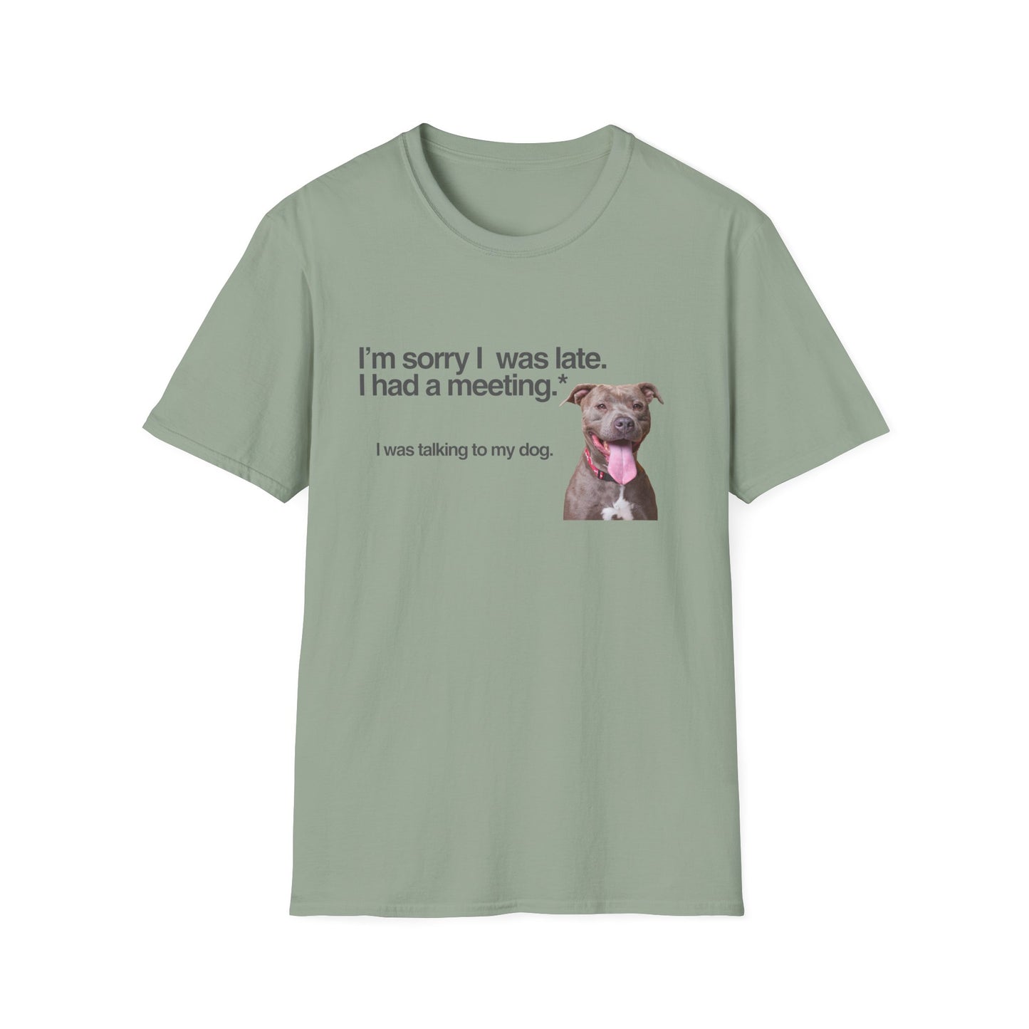 Personalized Dog Meeting Apology T-Shirt