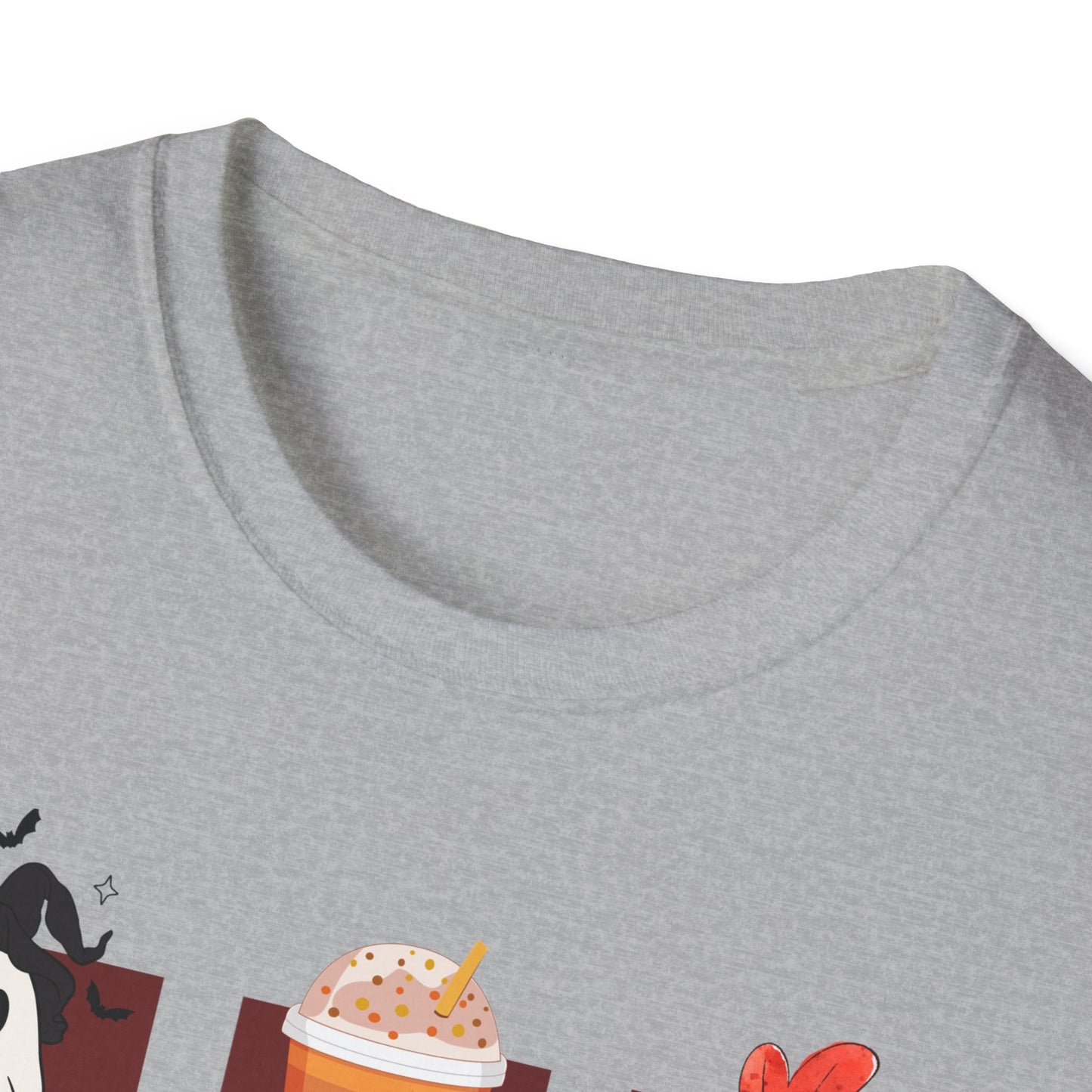 Fall Season Holdiay T-Shirt - Halloween Pumpkin Spice Leaf Design