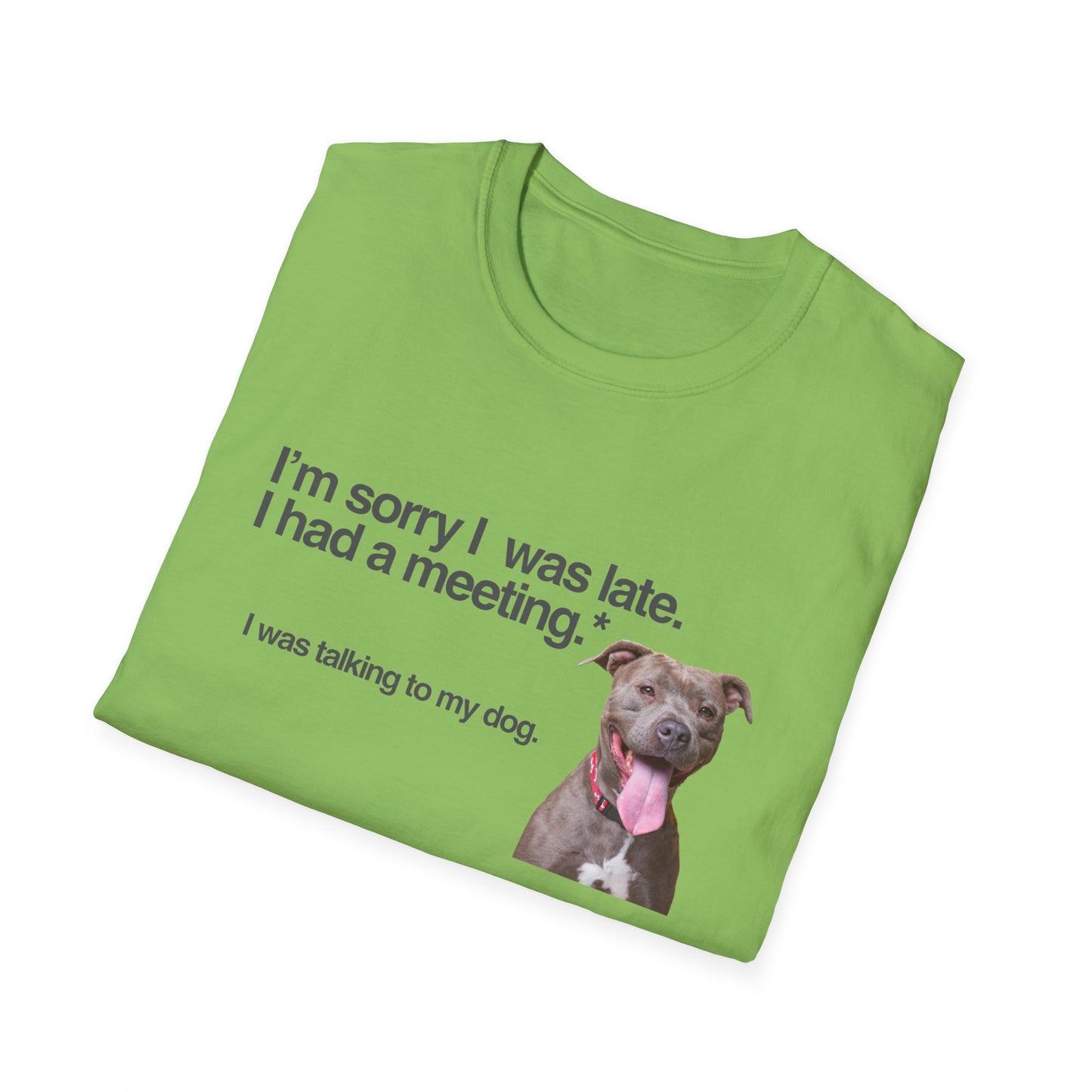 Personalized Dog Meeting Apology T-Shirt