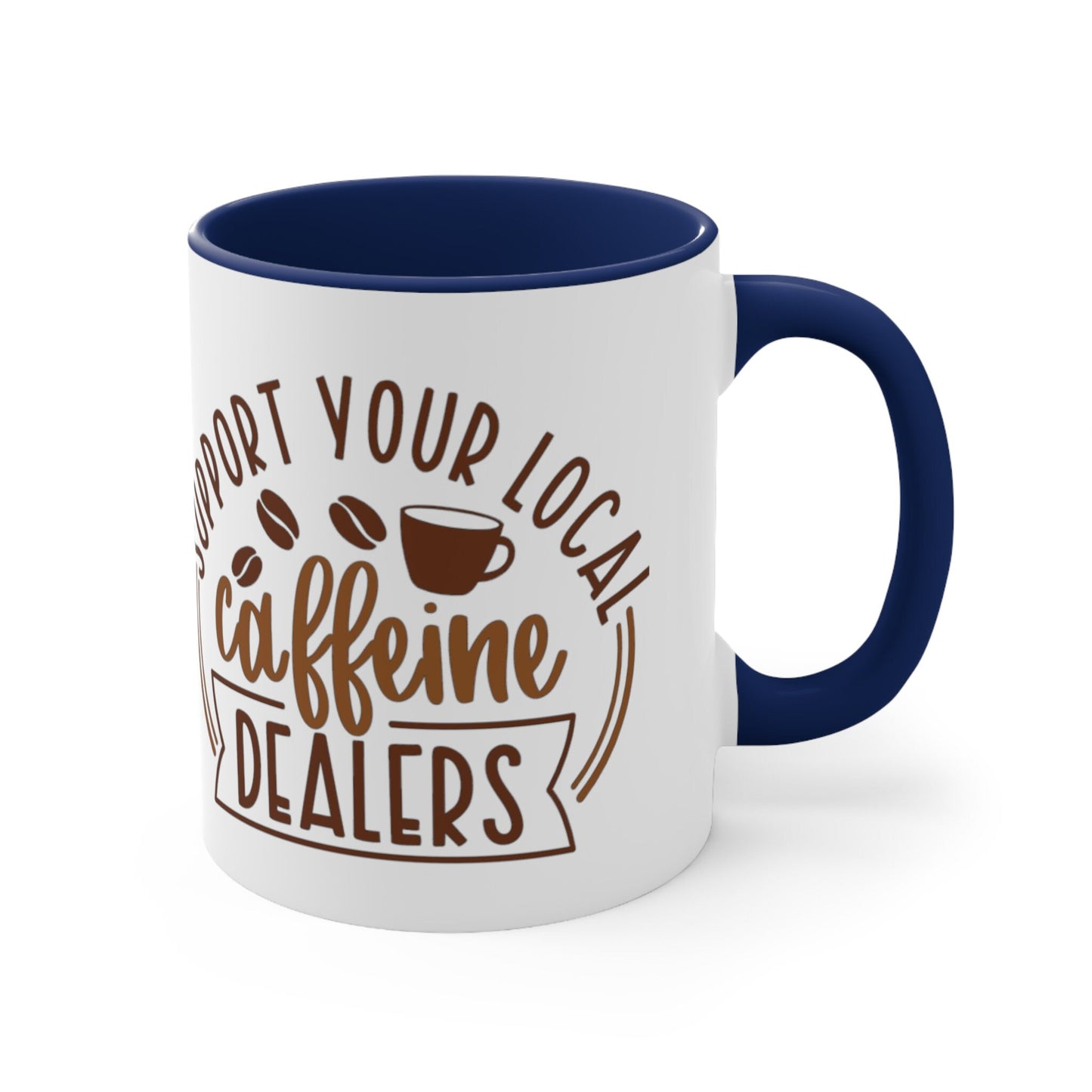 Caffeine Dealer Coffee Mug, Dealer mug, Coffee lover gift, coffee server gift, gift for him her, birthday gift, caffeine junkie mug