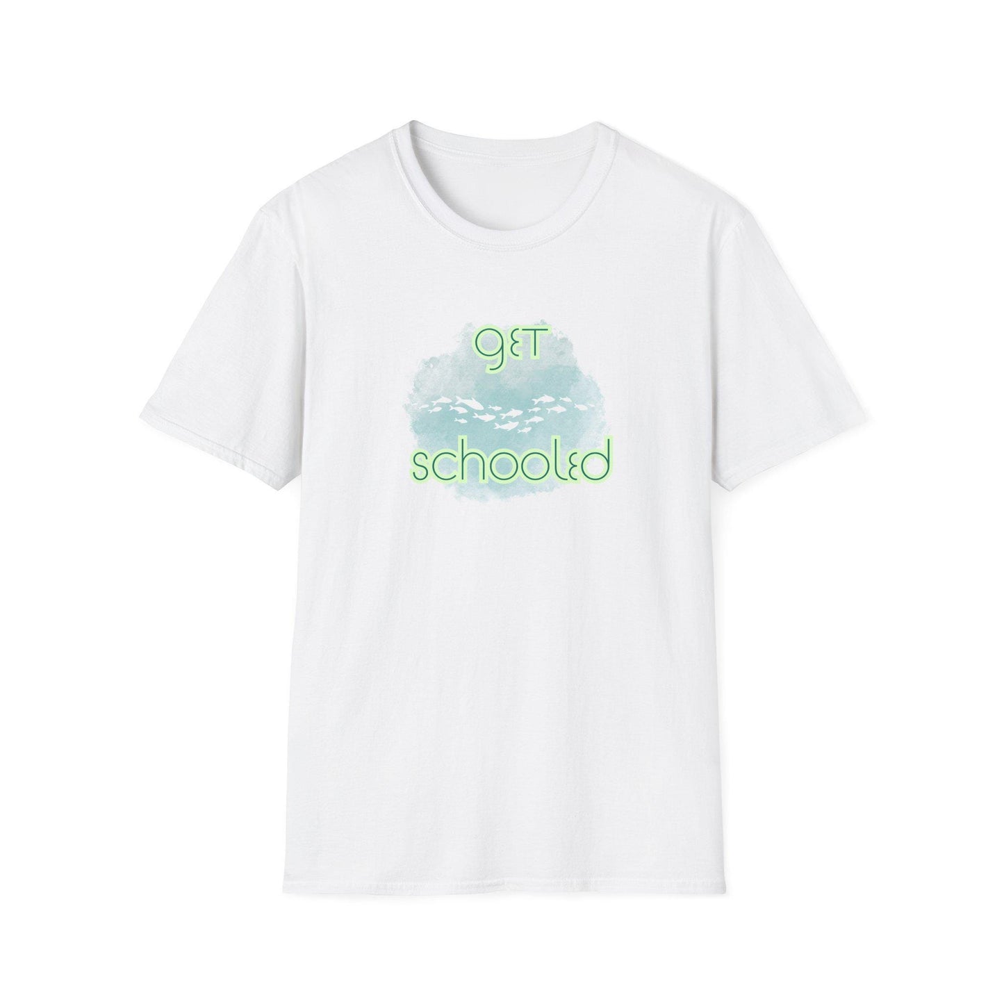 Get Schooled Unisex Softstyle T-Shirt, Casual Summer Tee for Students, Back to School, Teacher Gift, School Spirit
