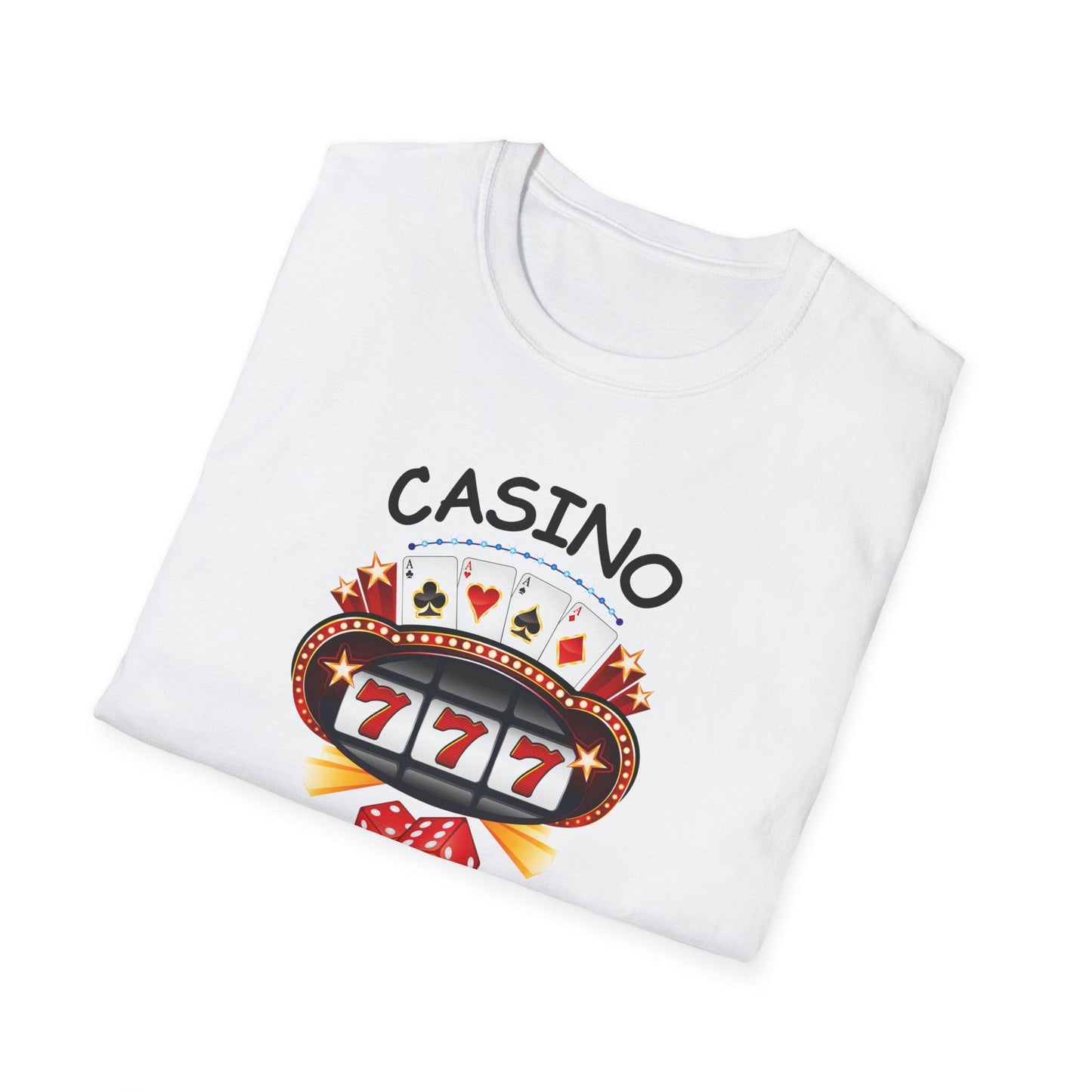 Gambling Theme Unisex T-Shirt, Casino Lover Tee, Poker Player Gift, Funny Loser Shirt, Softstyle Tee