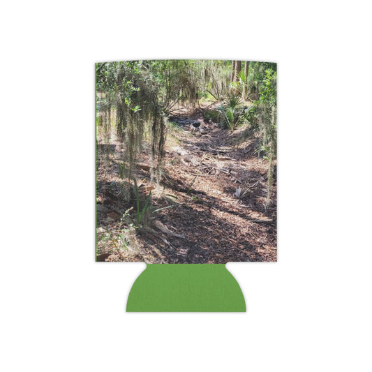 Nature-Inspired Can Cooler - Take a Hike Drink Sleeve, Outdoor Party Accessory, Hiking Gift, Eco-Friendly Beverage Holder