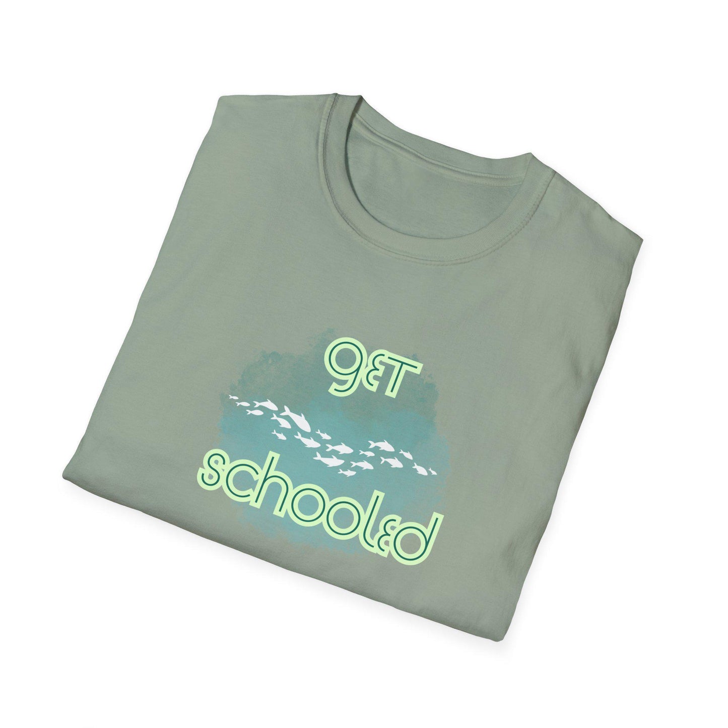 Get Schooled Unisex Softstyle T-Shirt, Casual Summer Tee for Students, Back to School, Teacher Gift, School Spirit