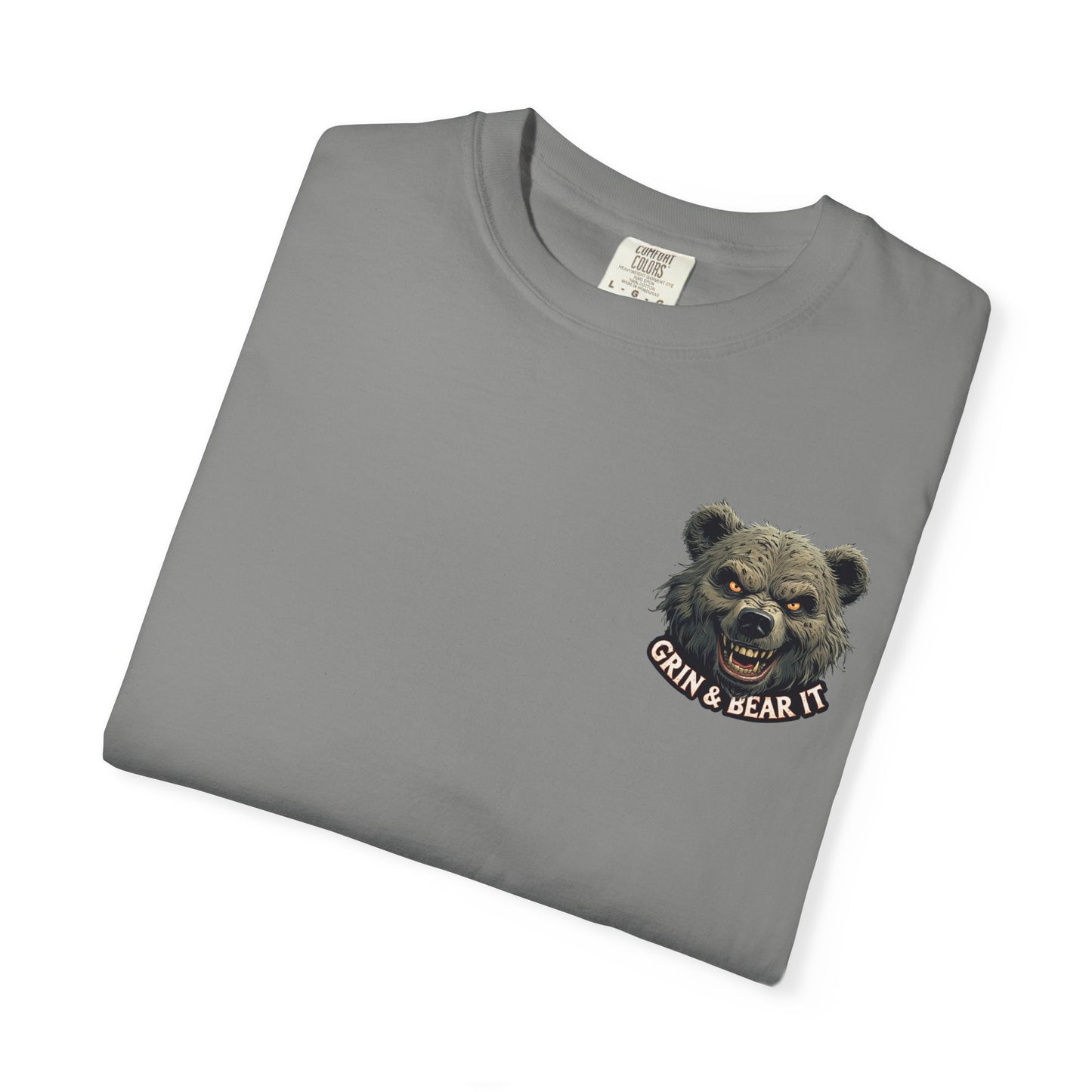 Satirical Stock Market Crash Unisex Tee, Funny Grin & Bear It Tshirt, Financial Crisis Shirt, Market Meltdown Top, Wall Street Humor Gift