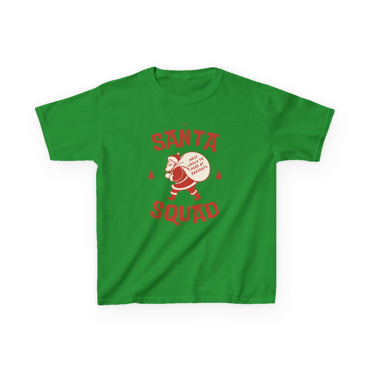 Kids Tee Retro Santa Squad,  Family/ Friends/ Group shirt Most likely to
