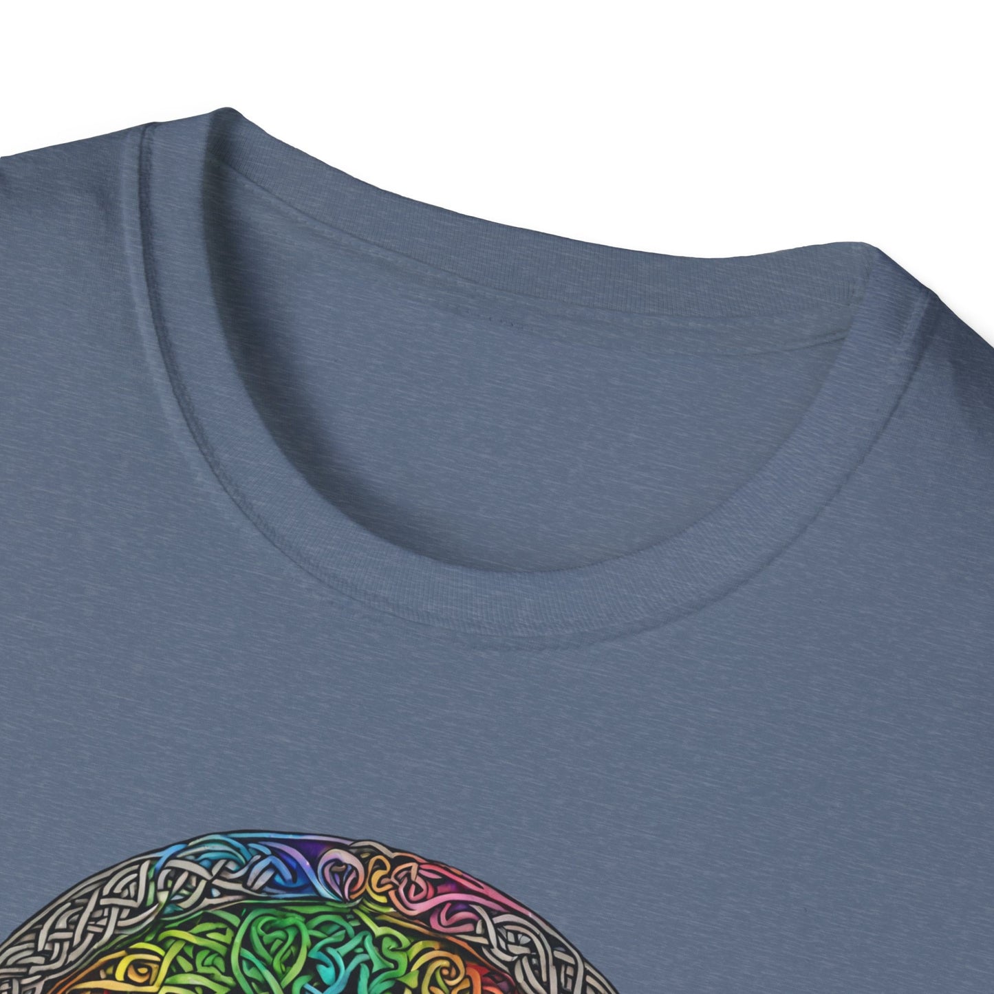 Celtic Tree of Life, Rainbow infused tree of life, Self Love symbol, Gift for her, Gift for him, Unisex Softstyle T-Shirt