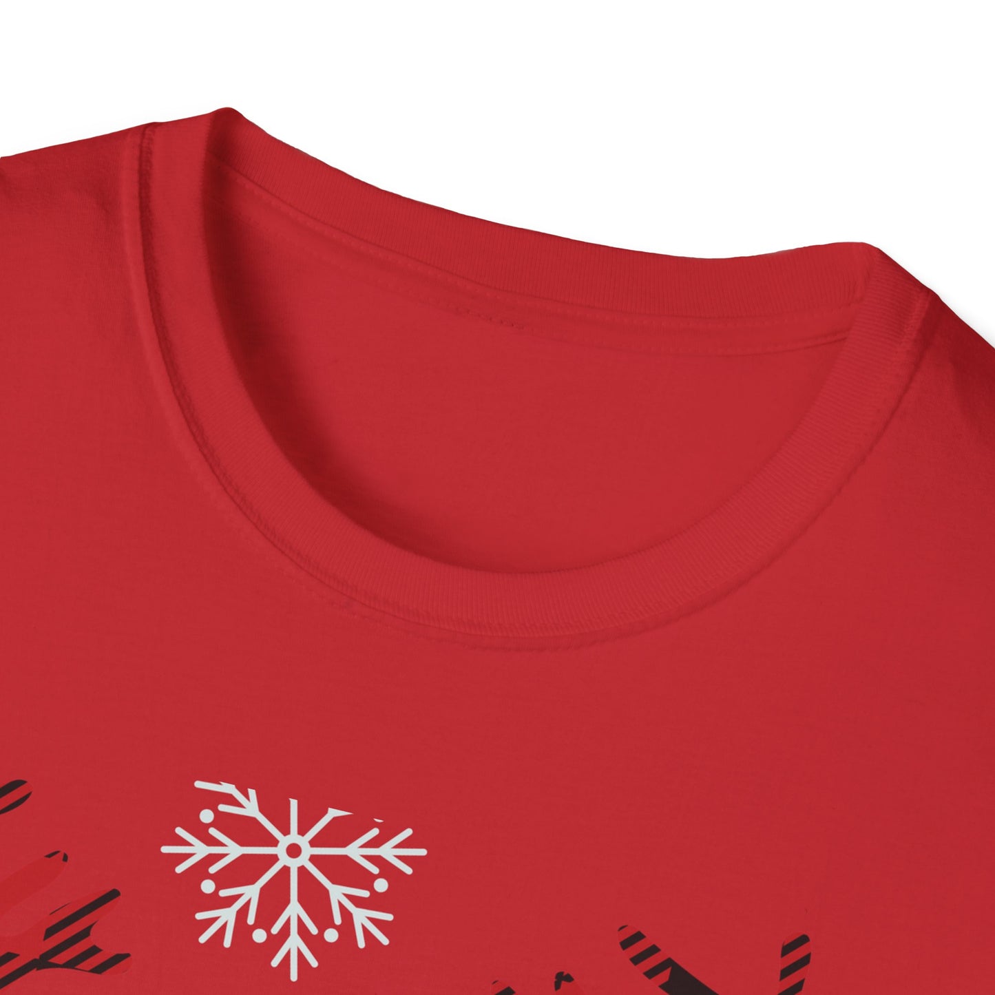 Christmas Reindeer Antlers Unisex Softstyle T-Shirt