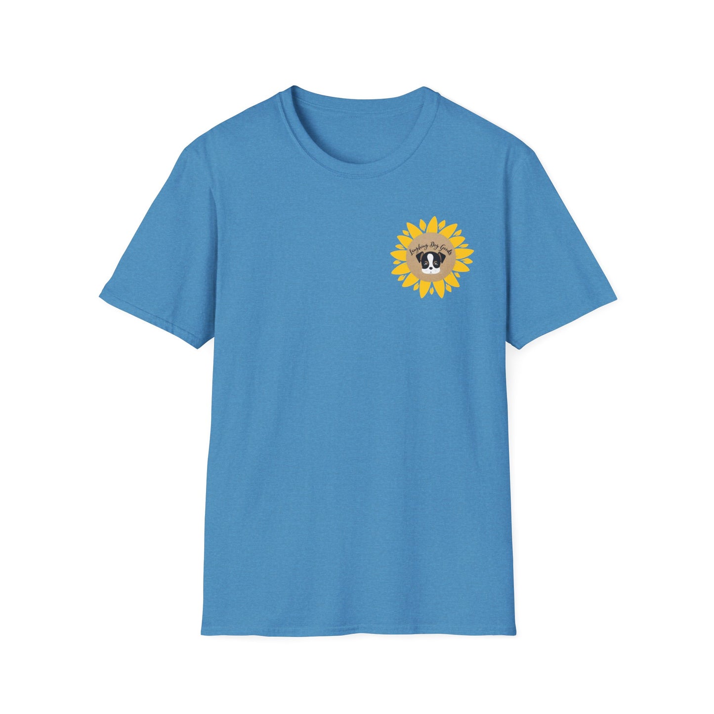 Sunflower Paw Print Good Vibes Unisex T-Shirt