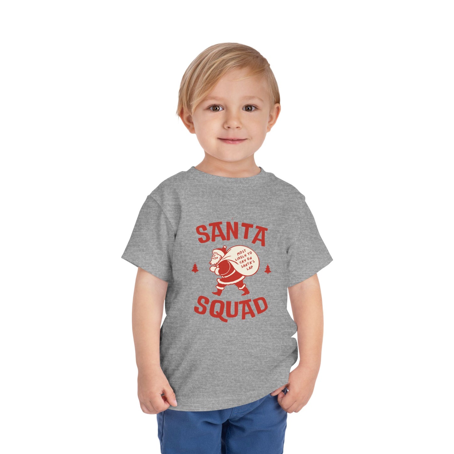 Santa Squad Toddler Short Sleeve Tee