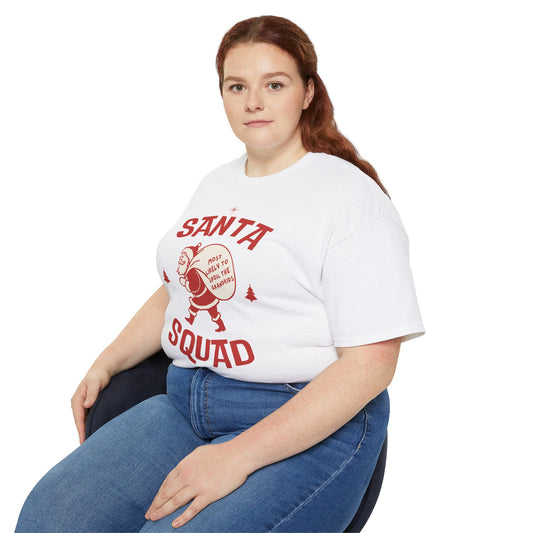 Santa Squad Unisex Ultra Cotton Tee - Perfect for Christmas Celebrations