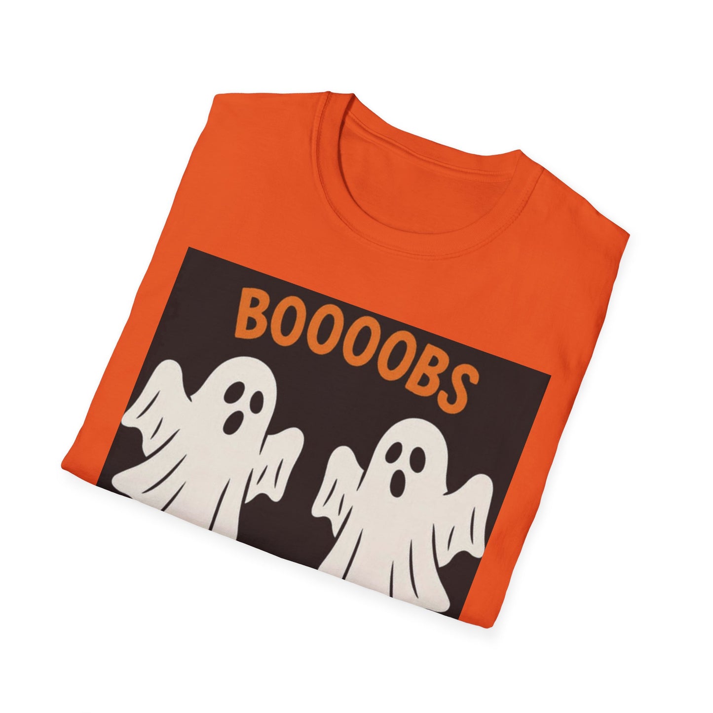 Funny Halloween Ghost Unisex Tee - Boooobs Design, Boobs