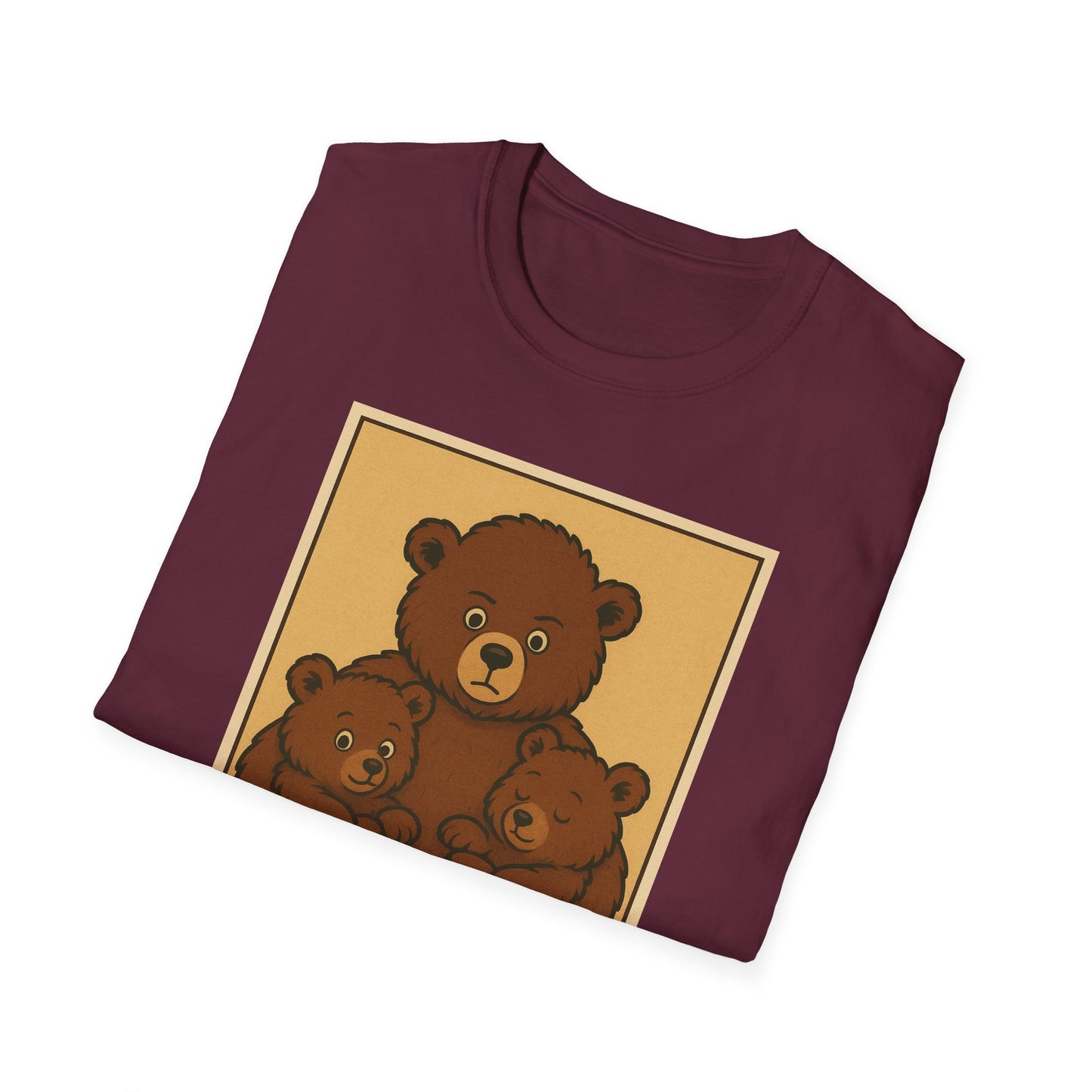 Funny Bear Unisex T-Shirt - Don't Pet the Fluff Dogs