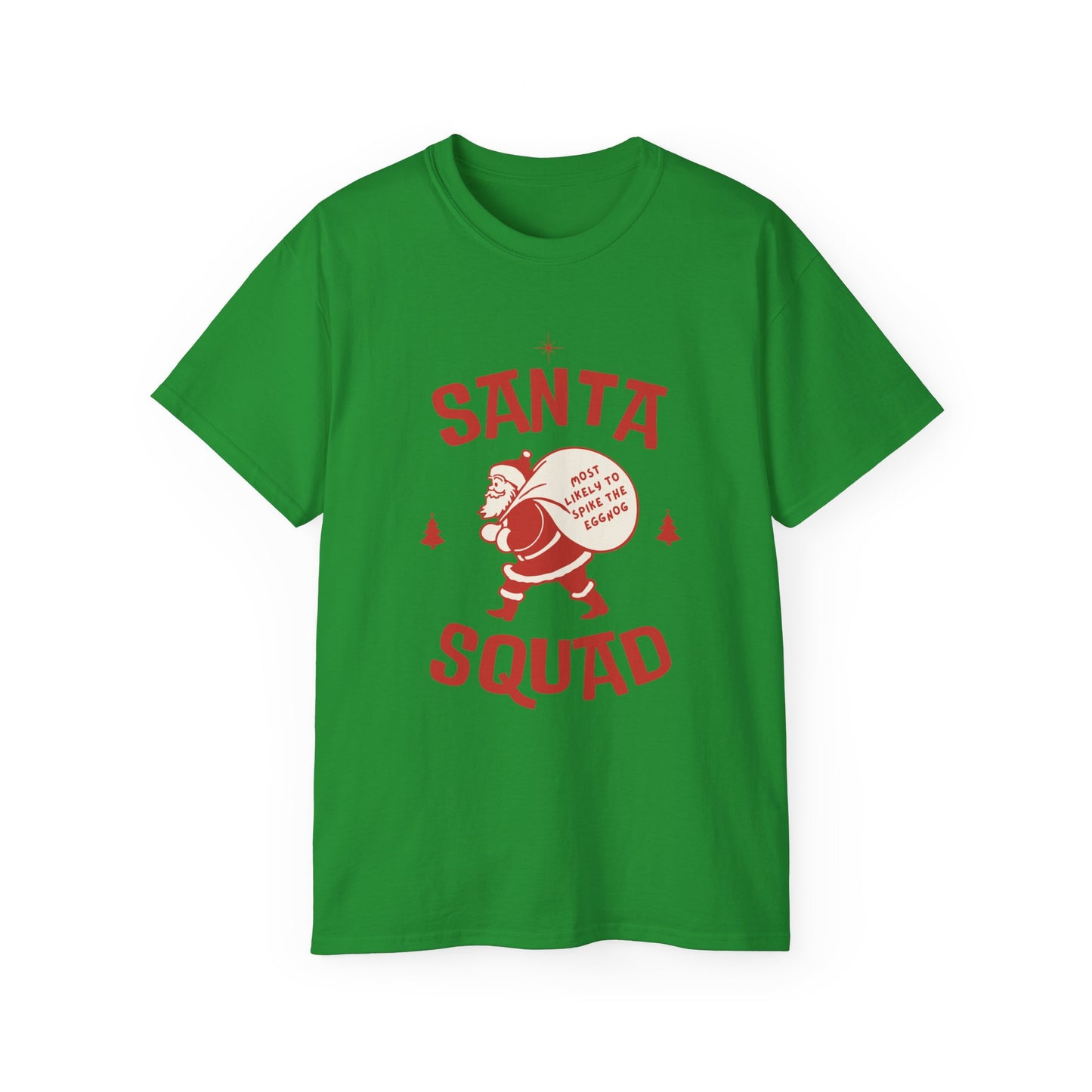 Personalize Retro Santa Squad Tee, Family/Friends/Group holiday shirts