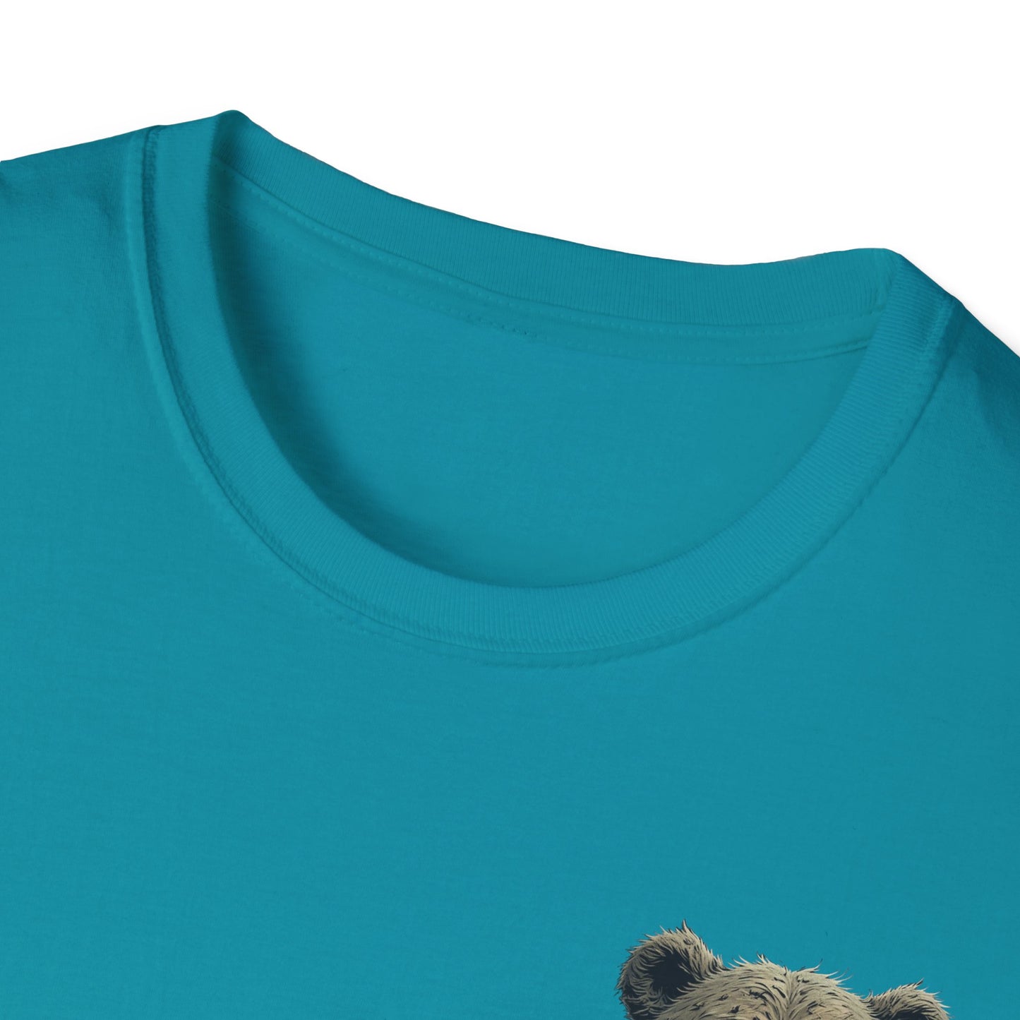 Climate Change Awareness Unisex Softstyle T-Shirt - Grin and Bear it Shirt, Environmental Activist Tee, Save the Planet Top, Nature Lover