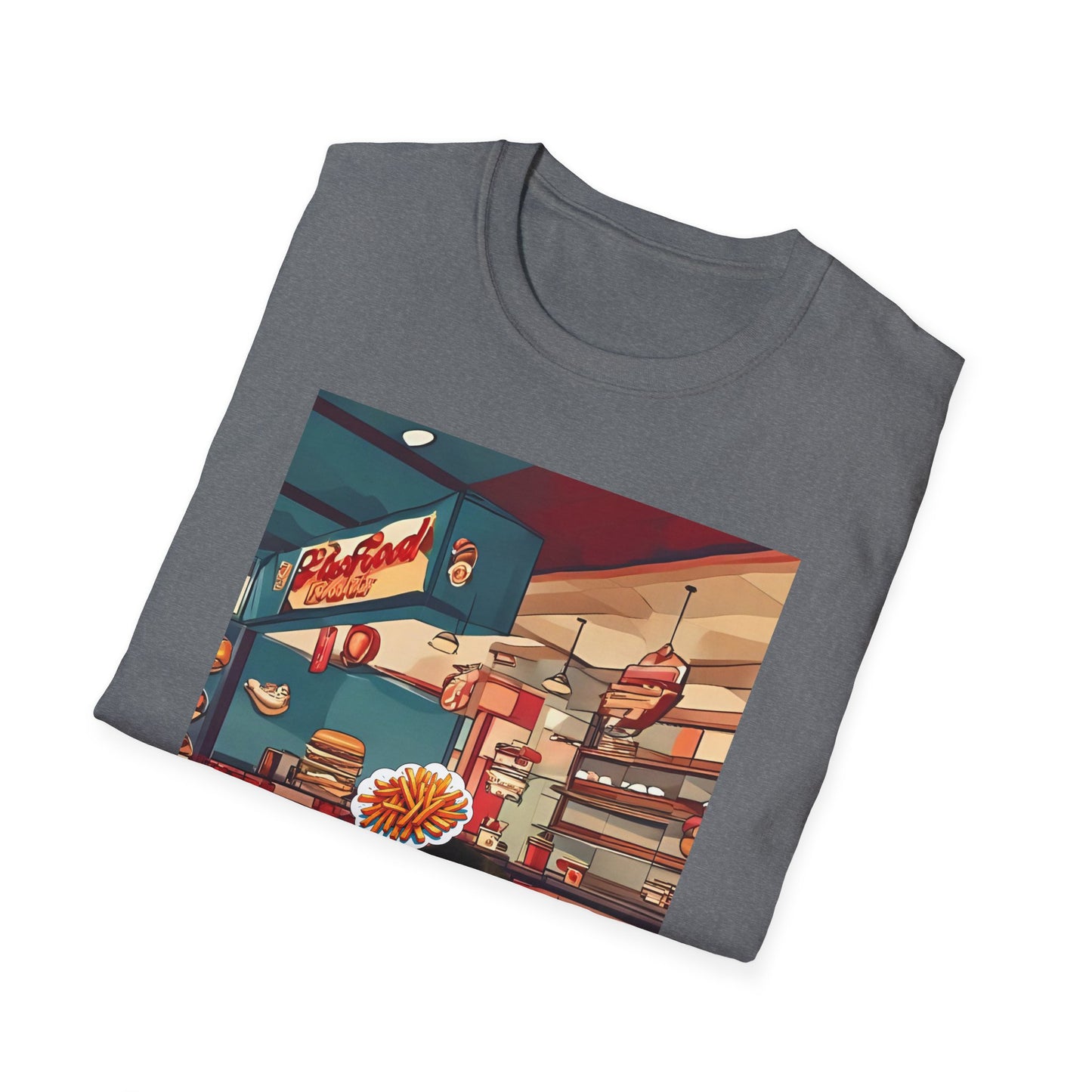 Whimsical Pet Café Unisex T-Shirt, Cute Animal Tee, Gift for Dog Lovers, Fun Casual Wear, Quirky Graphic Shirt, Pet-Themed Apparel