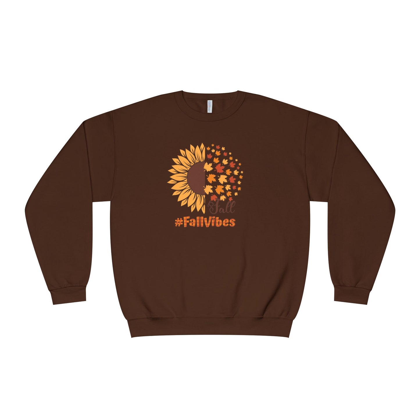Favorite season fall, Fall Vibes, Fall Season Sweatshirt, Sunflower,  leaves, Fall sweatshirt, girlfriend gift, Unisex Crewneck Sweatshirt
