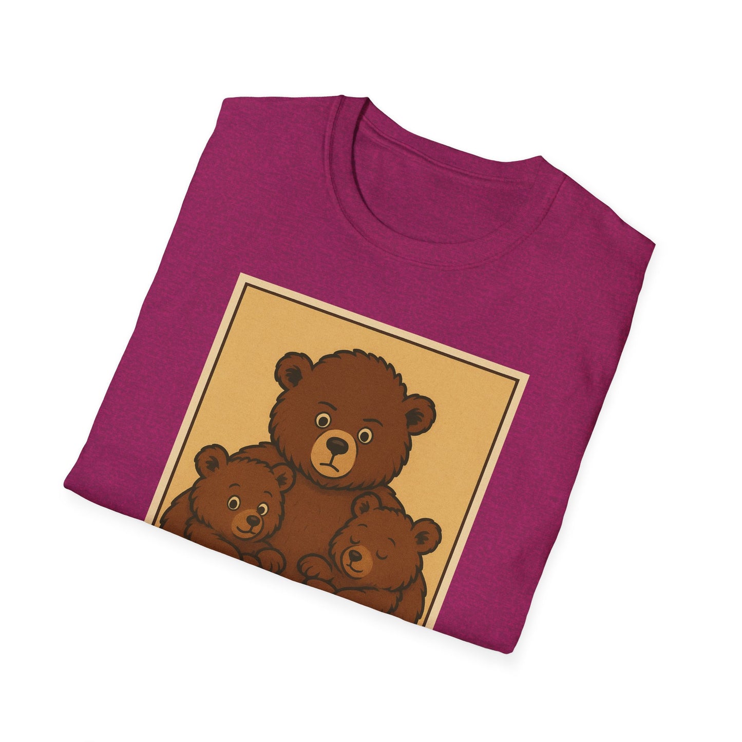 Funny Bear Unisex T-Shirt - Don't Pet the Fluff Dogs