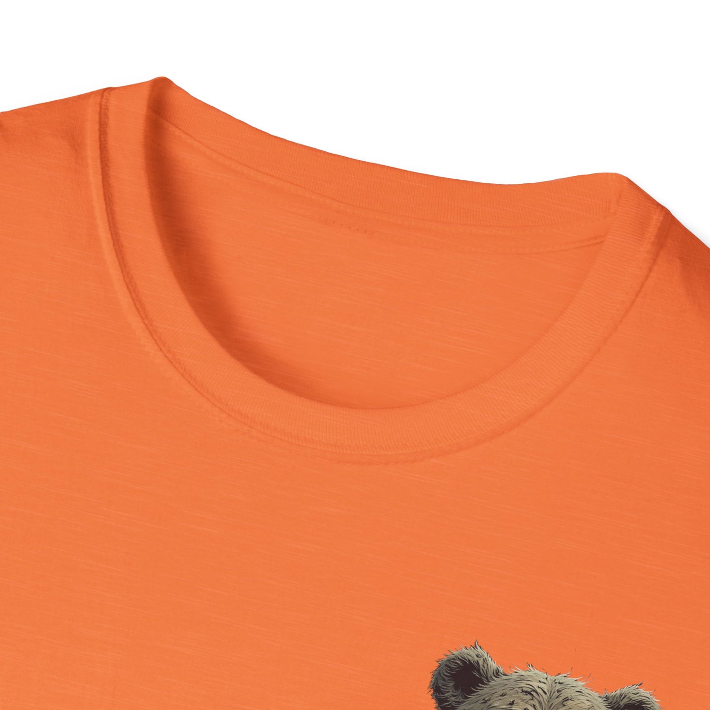 Climate Change Awareness Unisex Softstyle T-Shirt - Grin and Bear it Shirt, Environmental Activist Tee, Save the Planet Top, Nature Lover