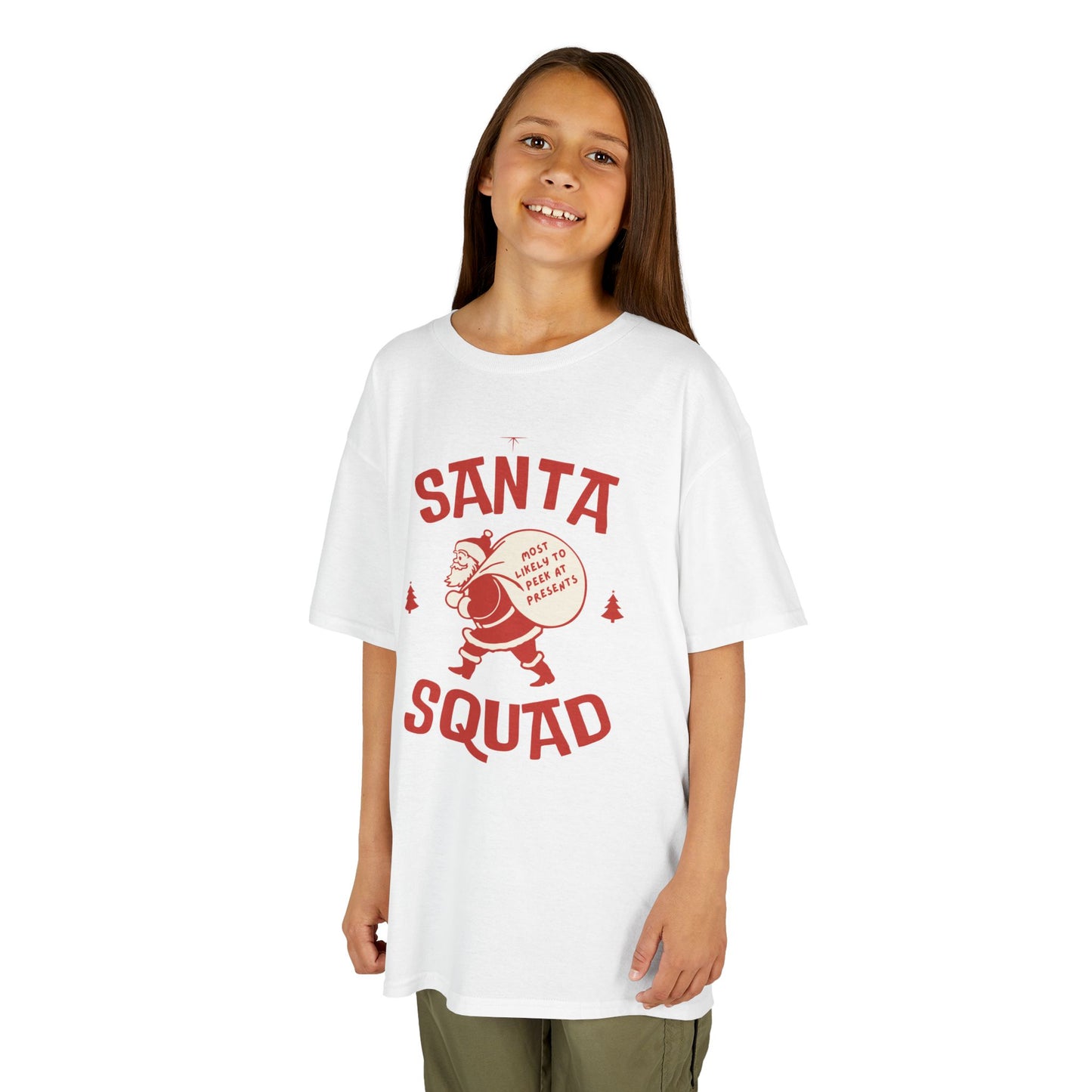 Kids Tee Retro Santa Squad,  Family/ Friends/ Group shirt Most likely to