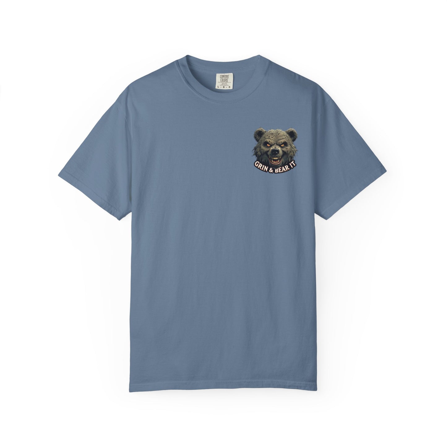 Satirical Stock Market Crash Unisex Tee, Funny Grin & Bear It Tshirt, Financial Crisis Shirt, Market Meltdown Top, Wall Street Humor Gift