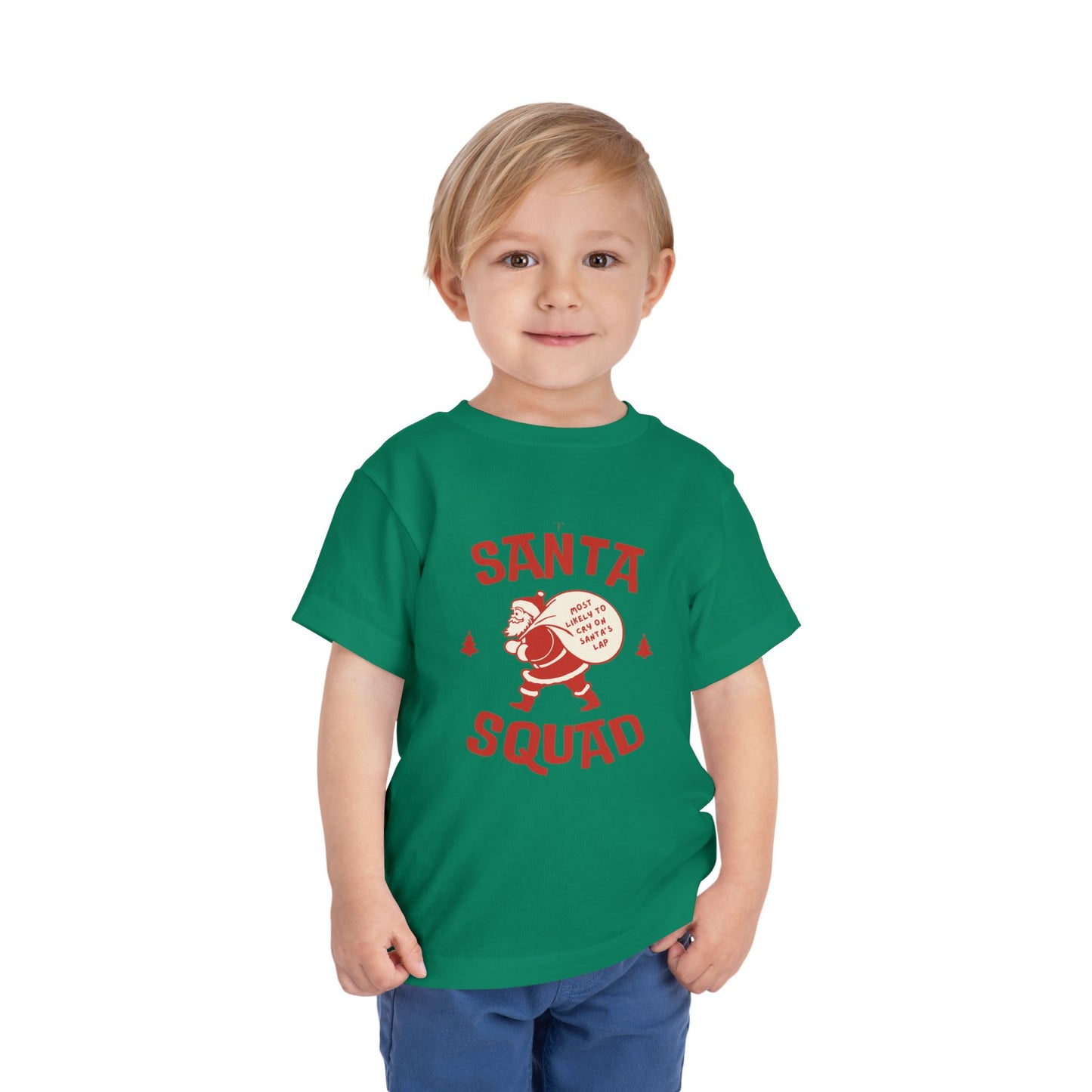 Santa Squad Toddler Short Sleeve Tee