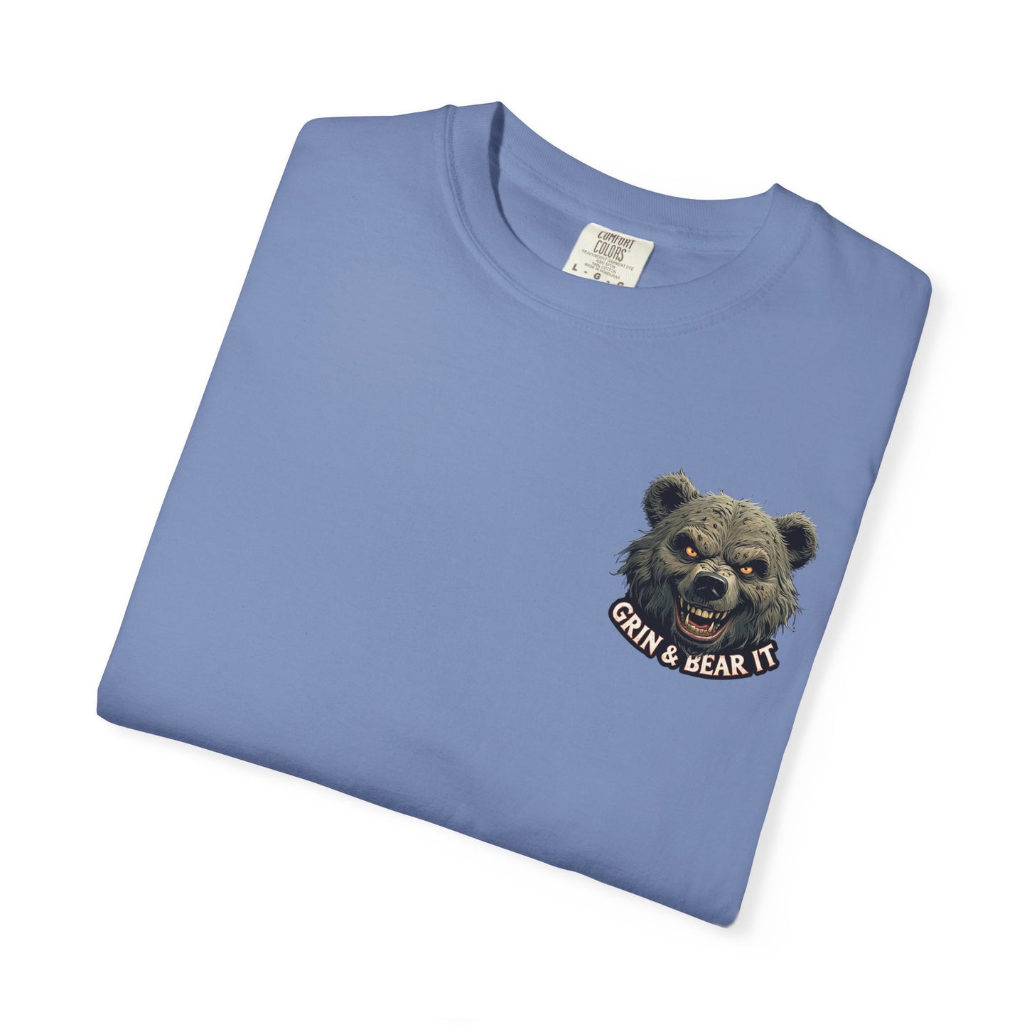 Satirical Stock Market Crash Unisex Tee, Funny Grin & Bear It Tshirt, Financial Crisis Shirt, Market Meltdown Top, Wall Street Humor Gift