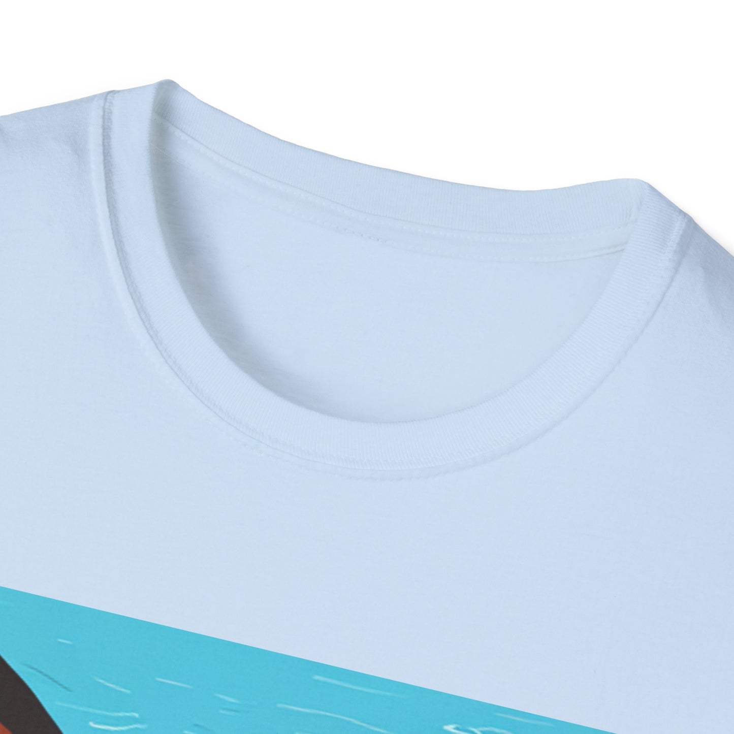 Dog Beach Unisex T-Shirt - Cute Boston Terrier Design