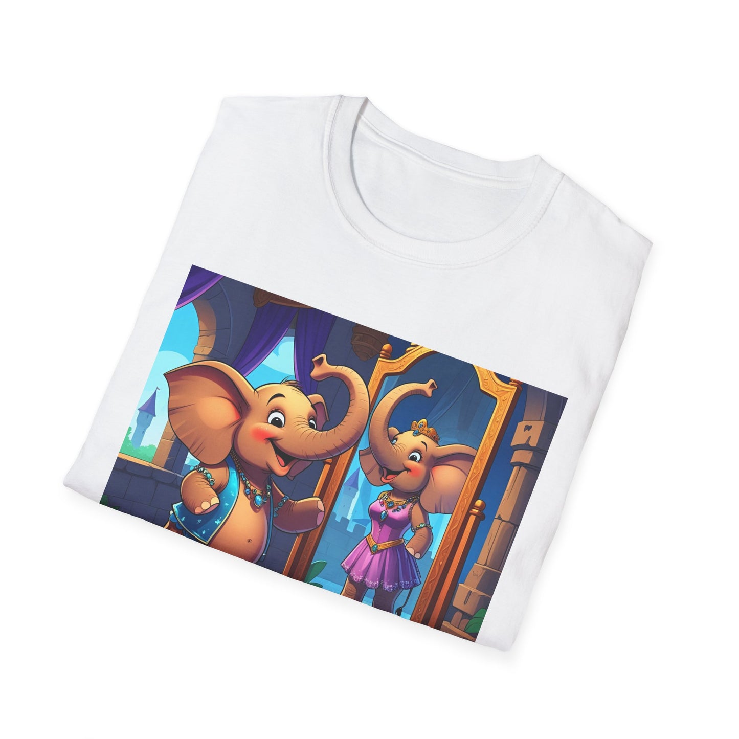 Elephant in the Room T-Shirt - Fun Unisex Softstyle Tee, Inspirational Shirt, Cute Animal Top, Unique Gift for All Ages