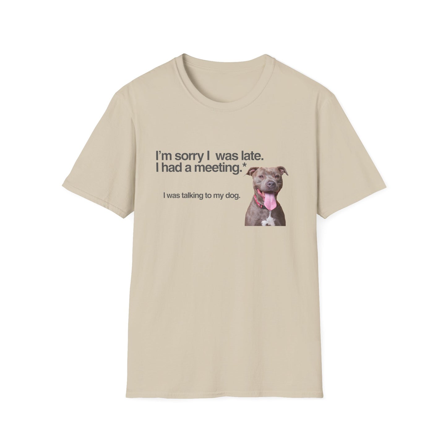 Personalized Dog Meeting Apology T-Shirt