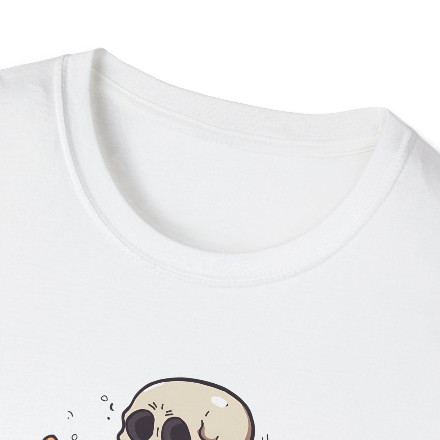 Funny Halloween Skeleton Pumpkin Spice Lover Unisex Softstyle Tee Shirt, Tee, Tshirt, Halloween Shirt, Pumpkin Spice,