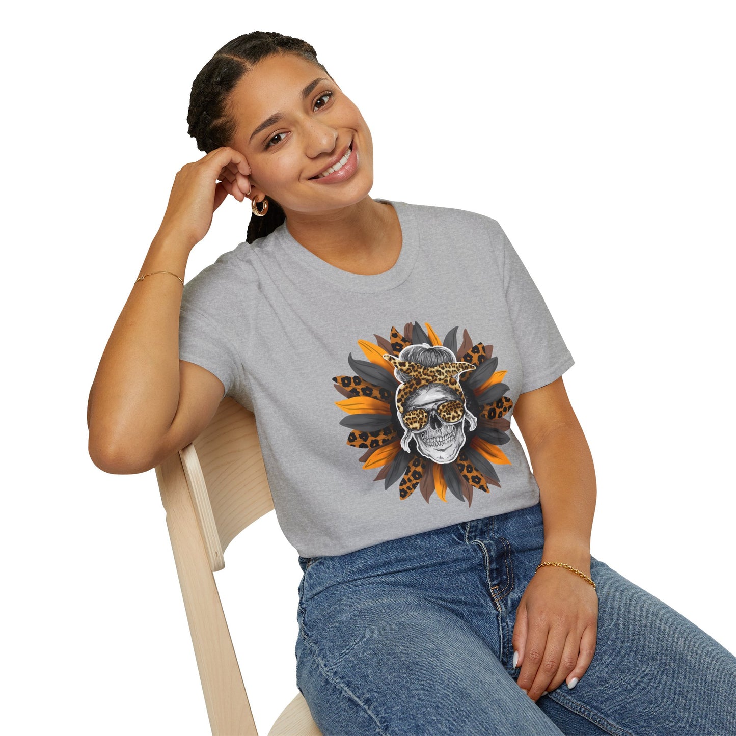 Sunflower Skull T-Shirt