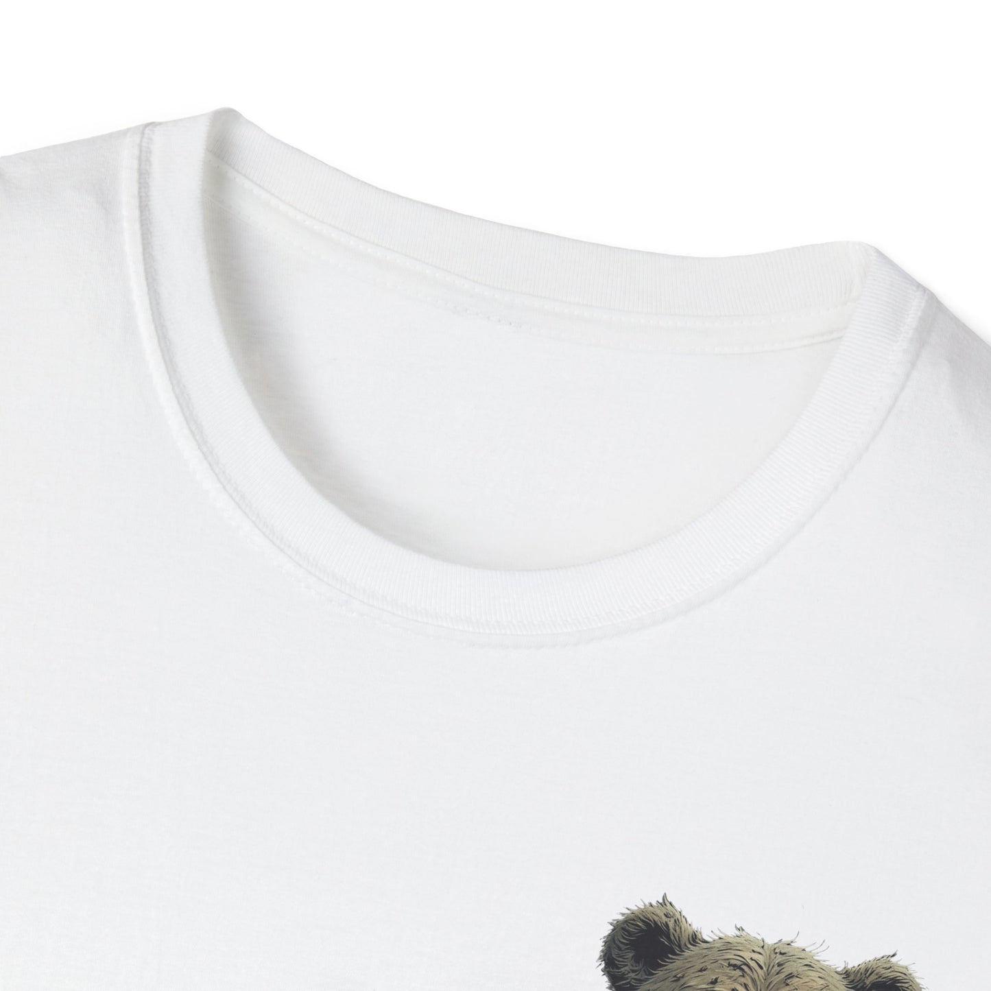 Climate Change Awareness Unisex Softstyle T-Shirt - Grin and Bear it Shirt, Environmental Activist Tee, Save the Planet Top, Nature Lover