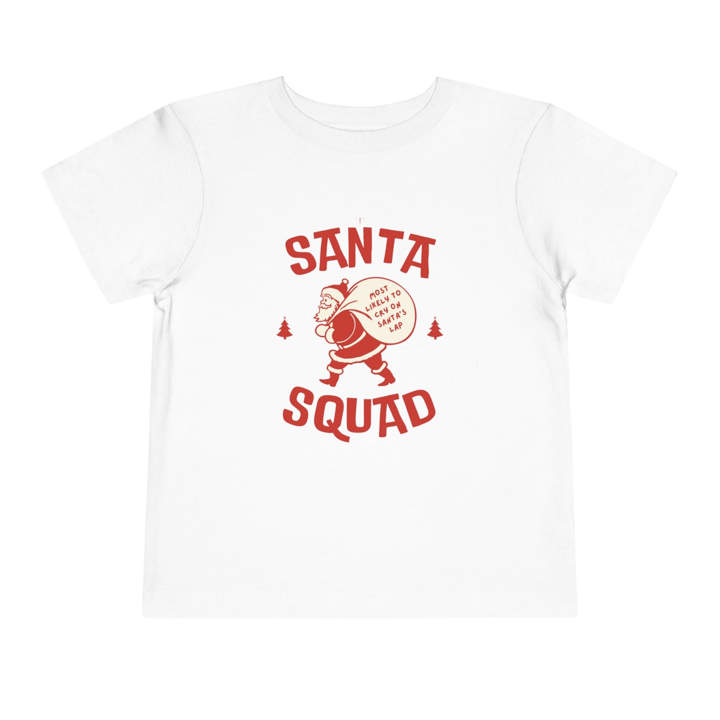 Santa Squad Toddler Short Sleeve Tee