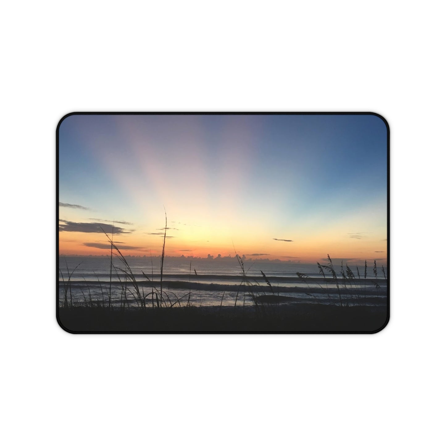 Serene Sunrise Desk Mat, Ocean Themed Desk Pad, Beach Decor, Work From Home Essentials, Gift for Ocean Lovers, Office Accessories