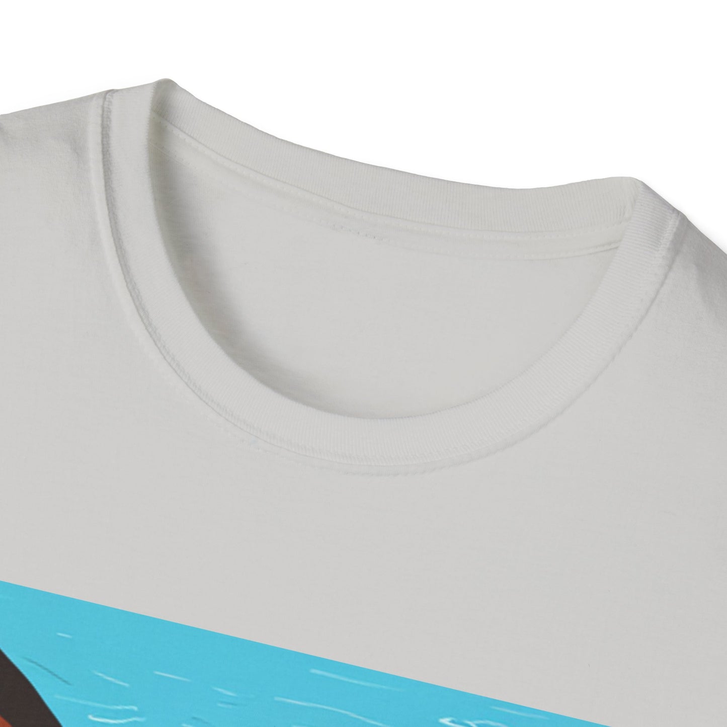 Dog Beach Unisex T-Shirt - Cute Boston Terrier Design