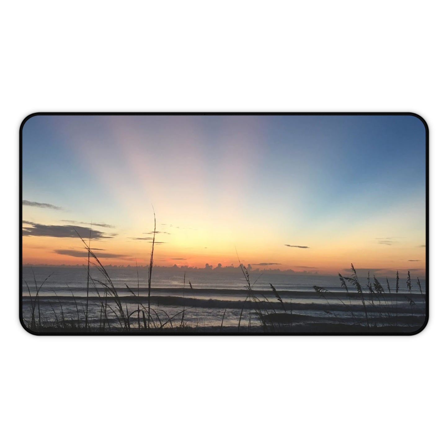 Serene Sunrise Desk Mat, Ocean Themed Desk Pad, Beach Decor, Work From Home Essentials, Gift for Ocean Lovers, Office Accessories