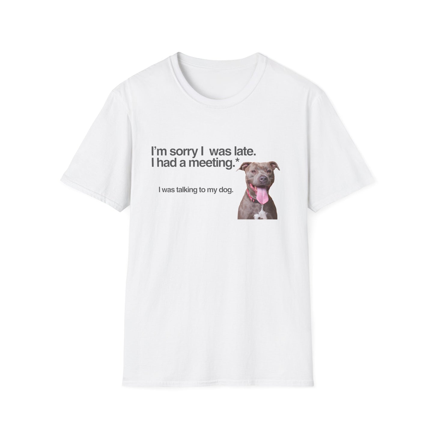 Personalized Dog Meeting Apology T-Shirt