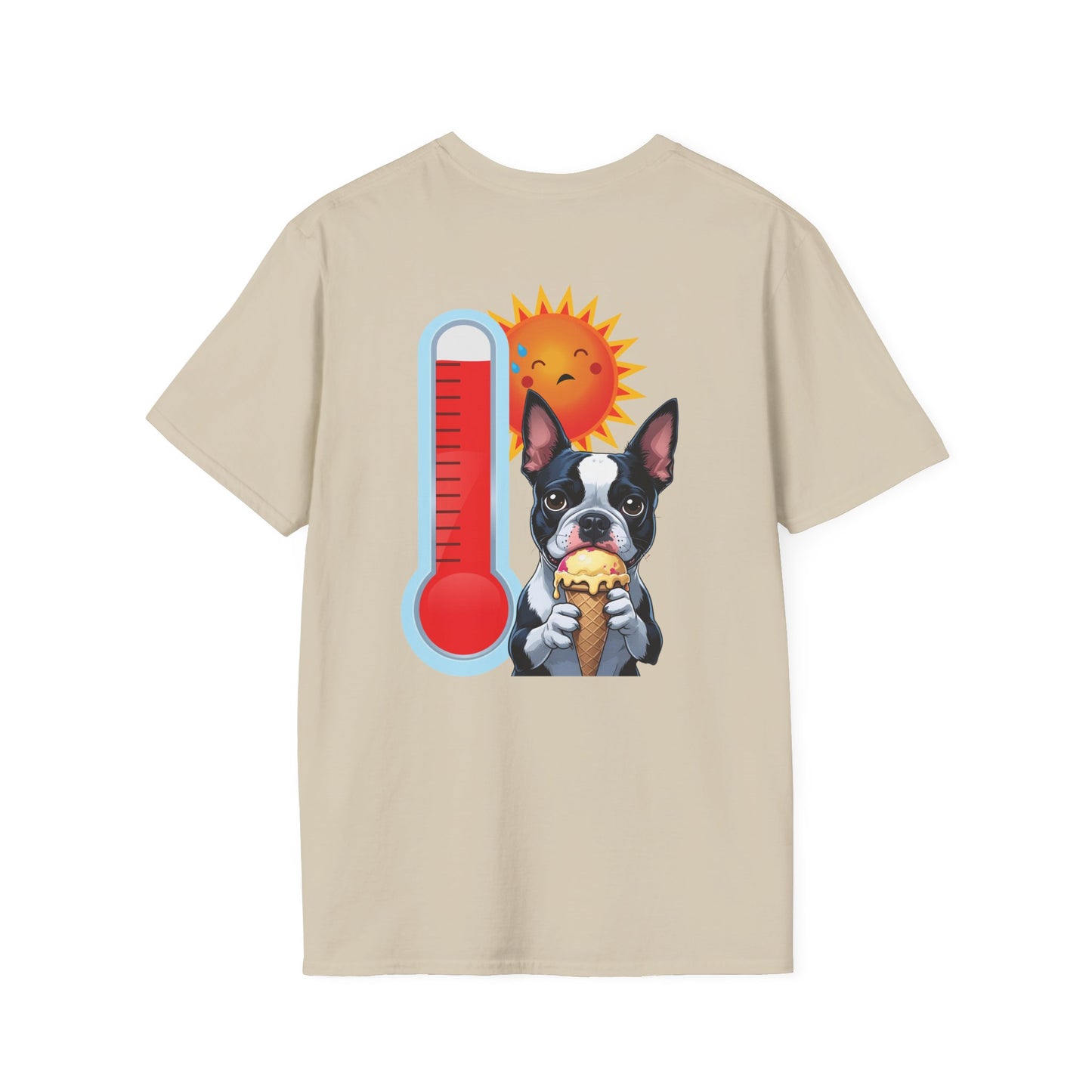 Grin and Bear it Unisex T-Shirt, Ice Cream Cone Design, This Too Shall Pass, Hot Weather Shirt, Funny Graphic Tee