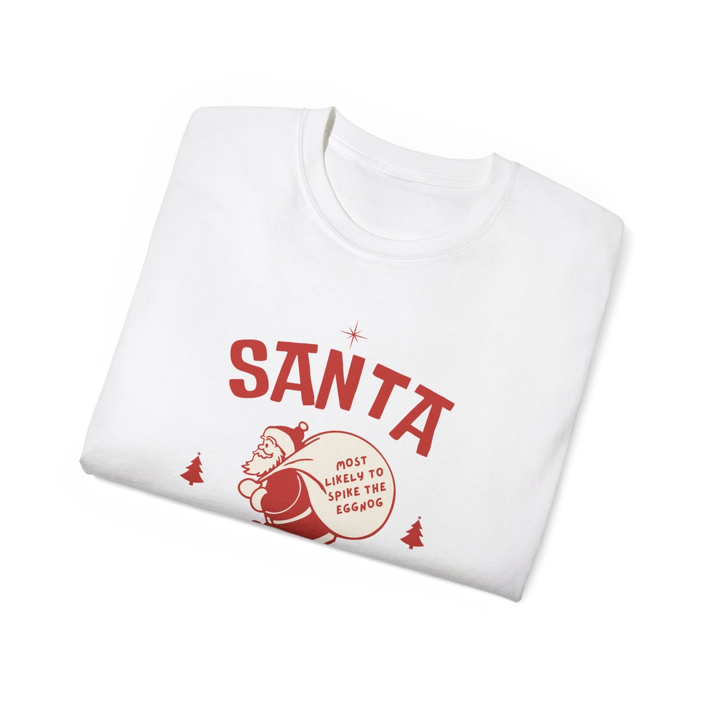 Personalize Retro Santa Squad Tee, Family/Friends/Group holiday shirts