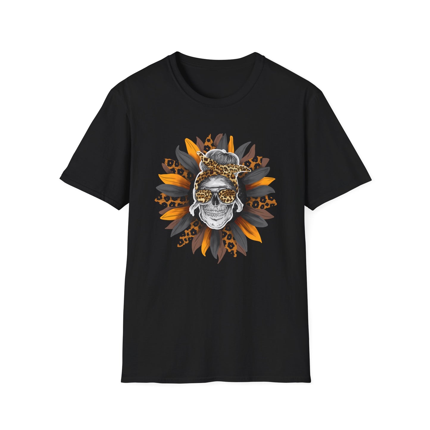 Sunflower Skull T-Shirt
