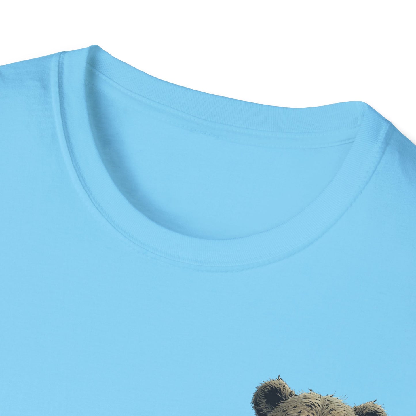 Climate Change Awareness Unisex Softstyle T-Shirt - Grin and Bear it Shirt, Environmental Activist Tee, Save the Planet Top, Nature Lover