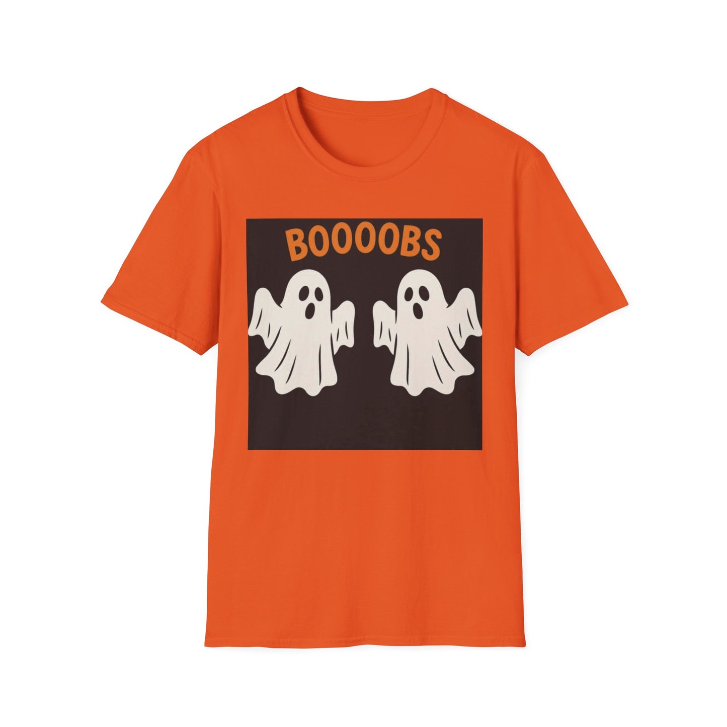 Funny Halloween Ghost Unisex Tee - Boooobs Design, Boobs