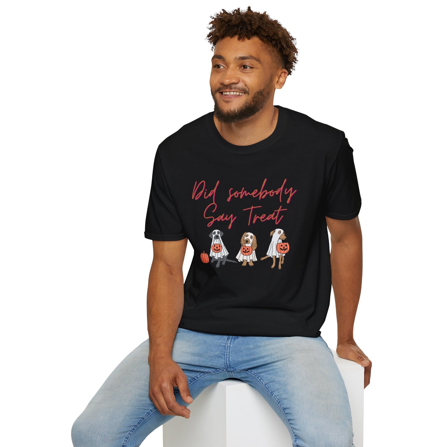 Halloween Dogs Trick or Treat Costume T-Shirt